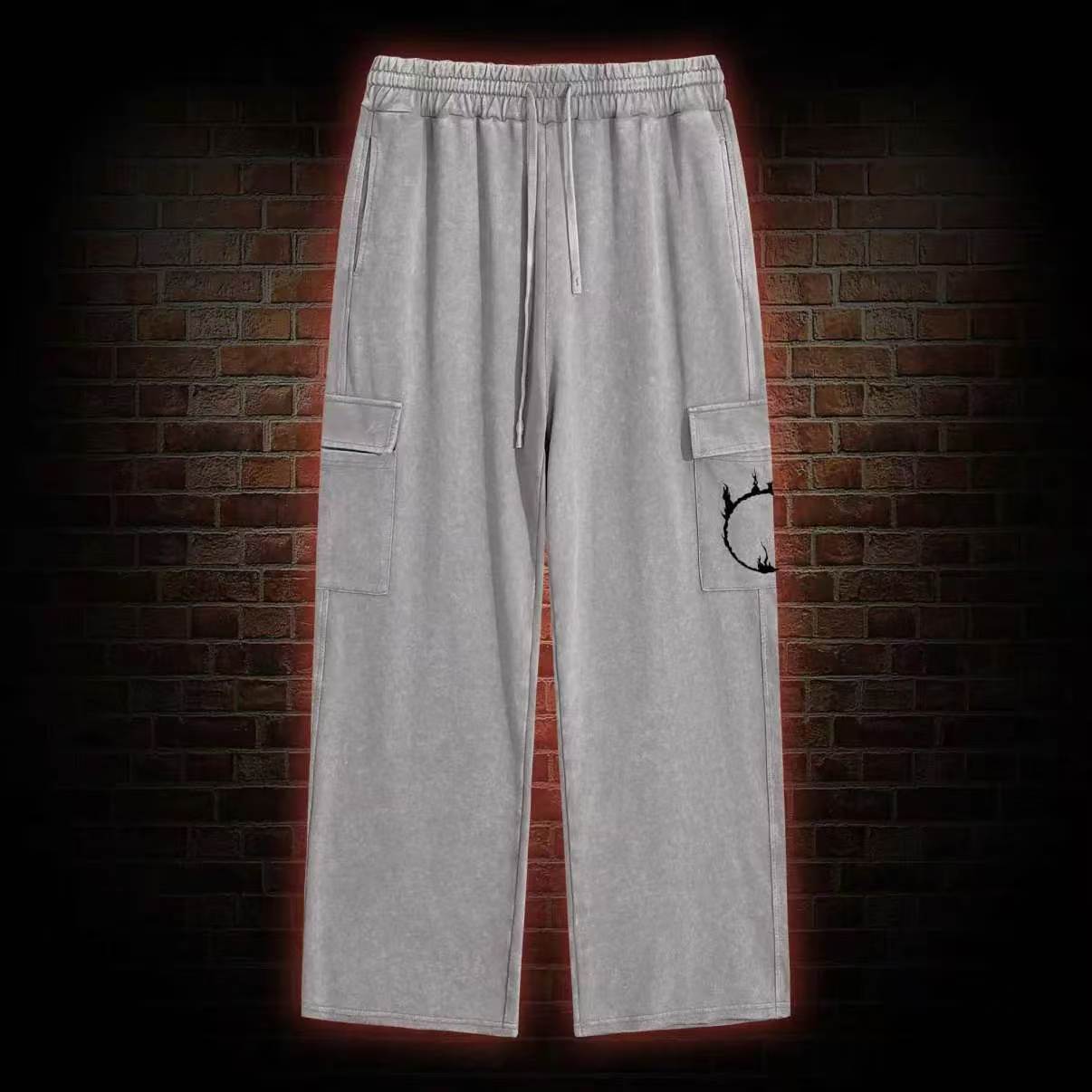 Accursed Undead Washed Cargo Pants