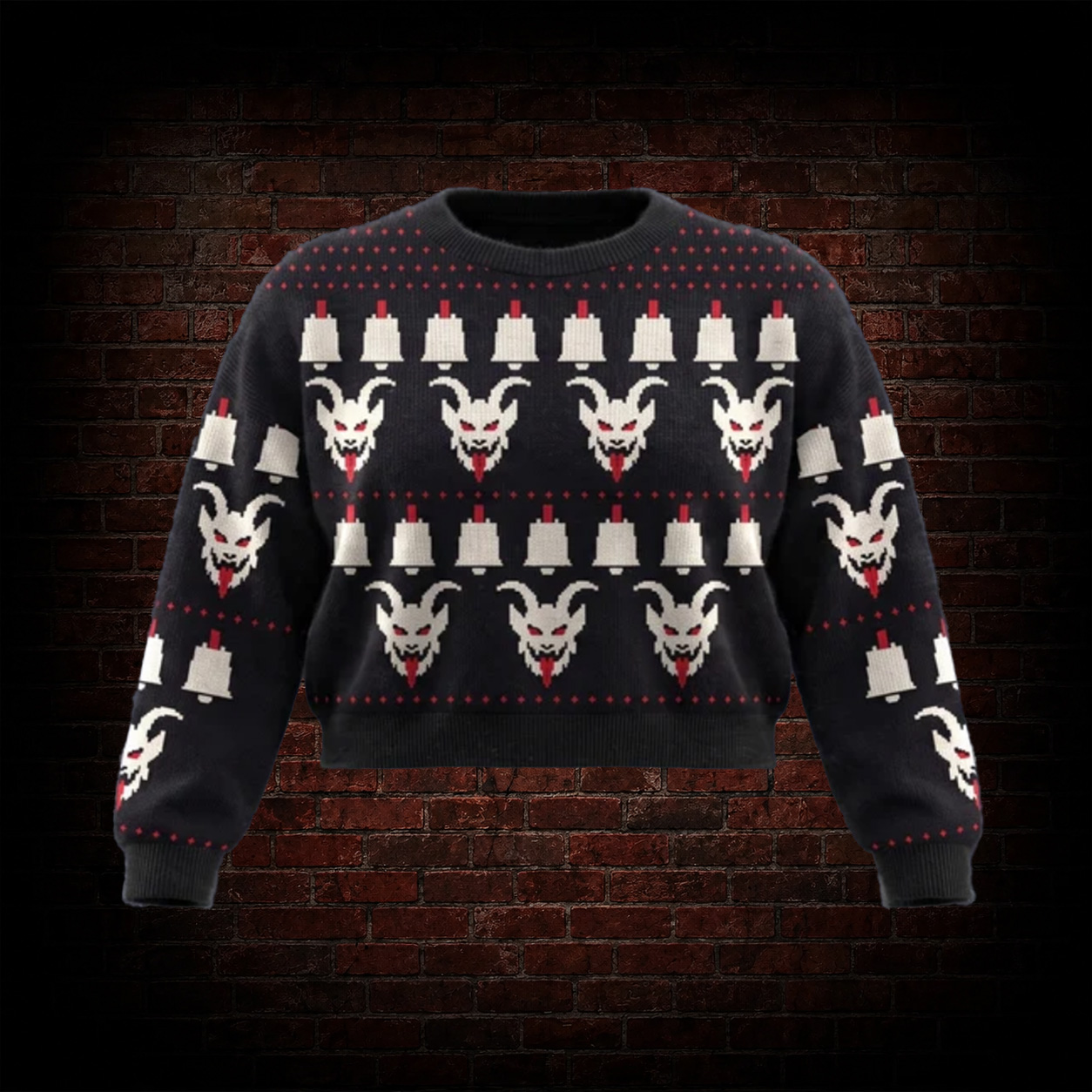 Demon Altar Cropped Sweater