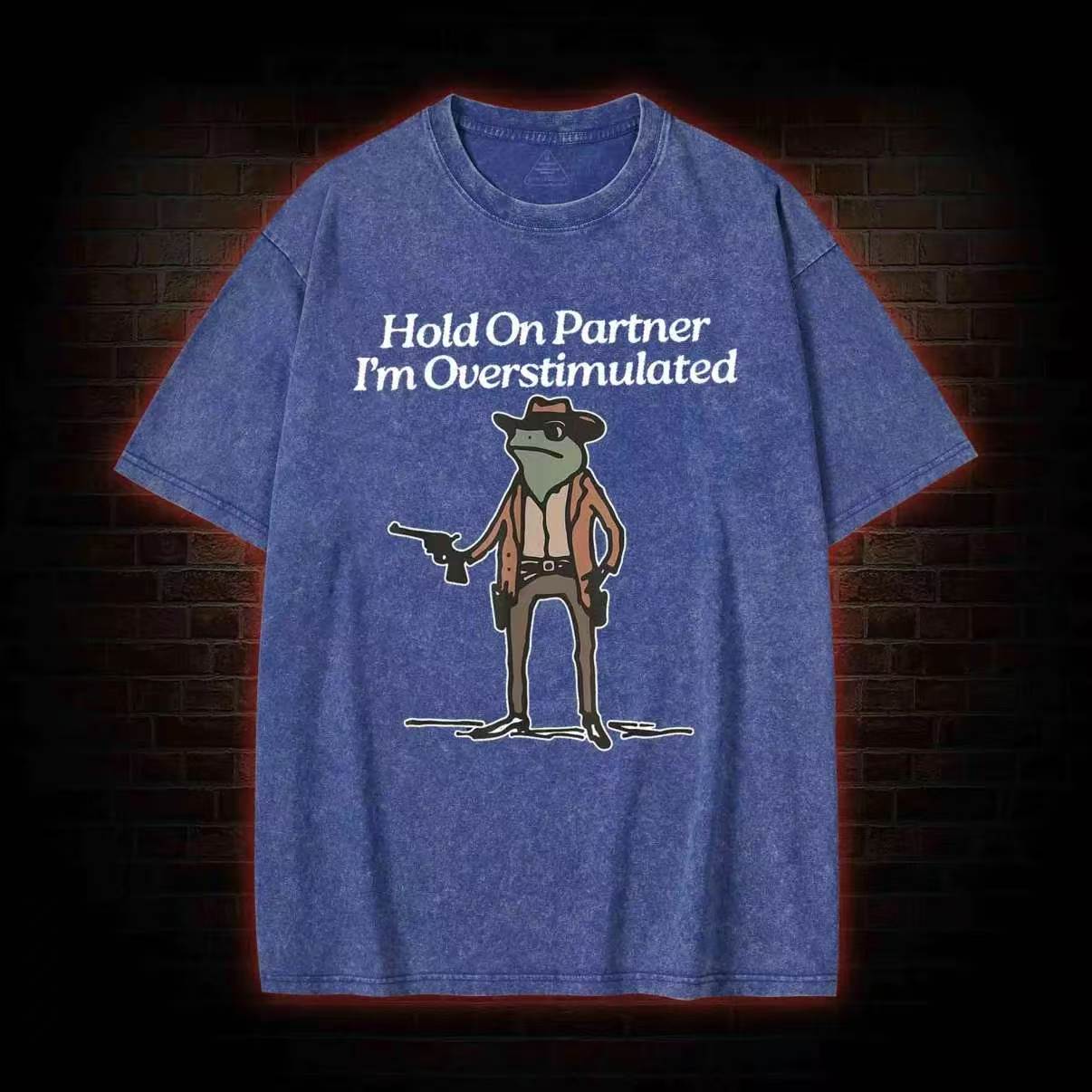 Hold on Partner Washed T-shirt
