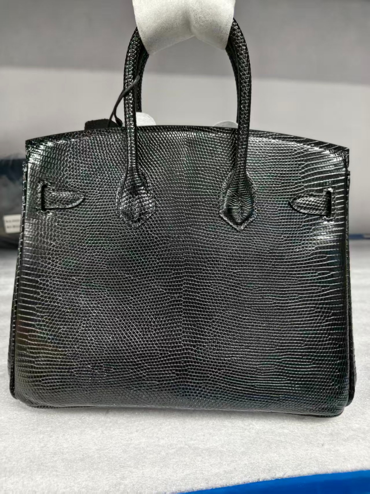 Birkin 25 Custom-made lizard skin with gold buckle