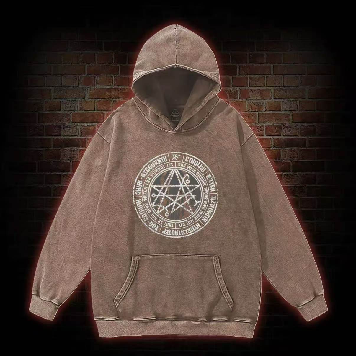Cthulhu Gateway Sigi Washed Hoodie