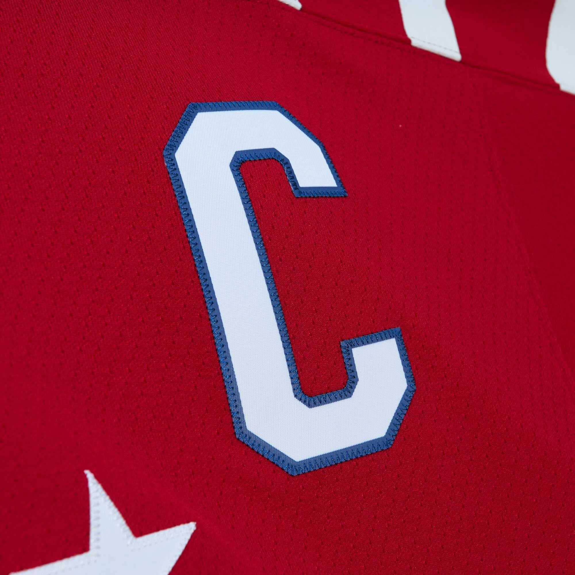 Alexander Ovechkin Washington Capitals Mitchell & Ness Captain Patch 2015 Winter Classic Blue Line Player Jersey - Red