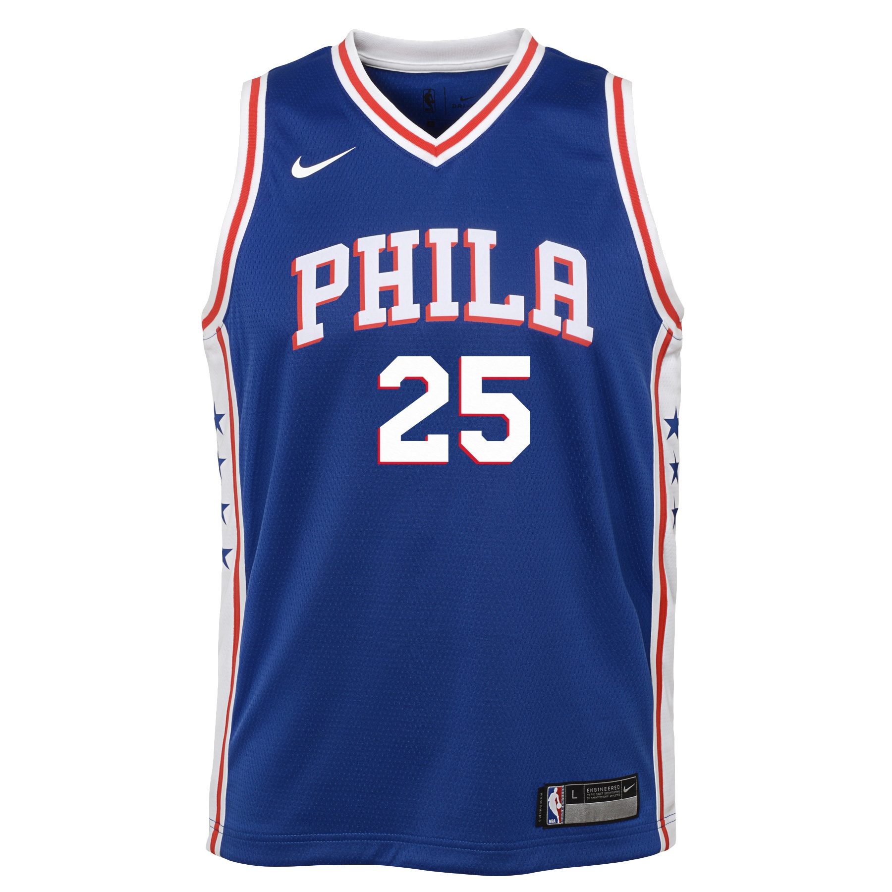 Ben Simmons Philadelphia 76ers Youth Swingman Jersey Royal - Icon Edition