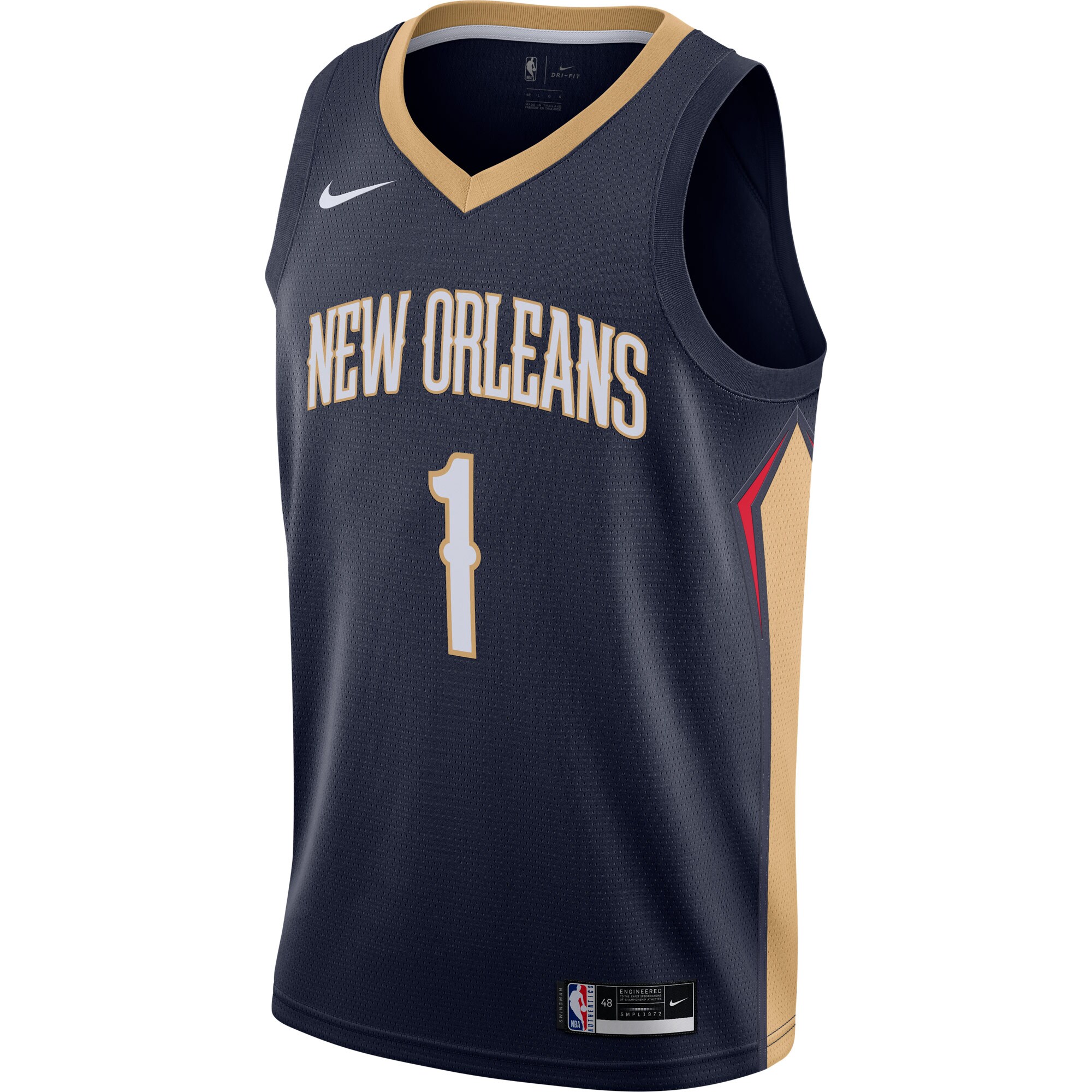 Zion Williamson New Orleans Pelicans Swingman Jersey - Navy - Icon Edition