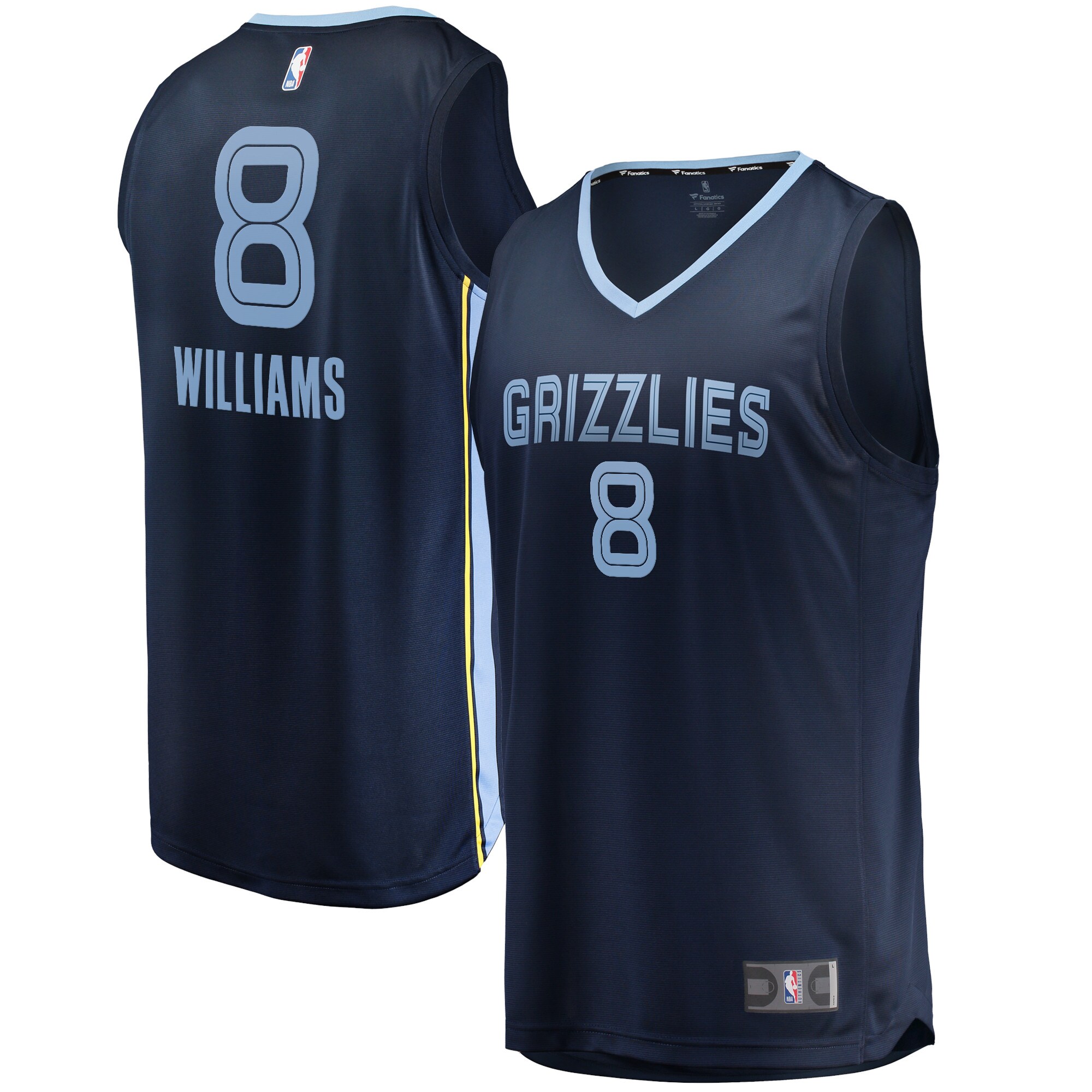 Ziaire Williams Memphis Grizzlies Fanatics Fast Break Replica Jersey - Icon Edition - Navy