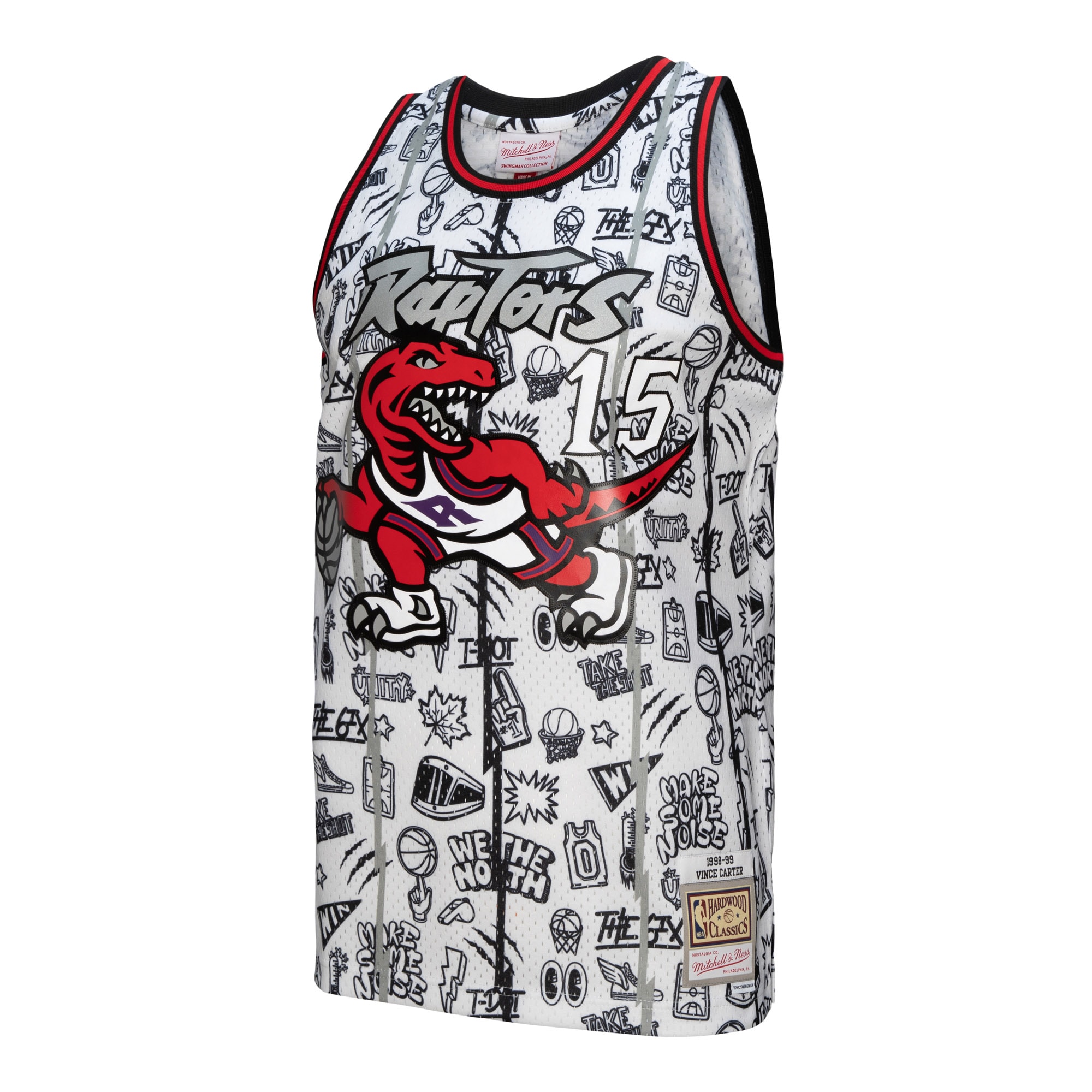 Vince Carter Toronto Raptors Mitchell & Ness 1998\/99 Swingman Jersey - White