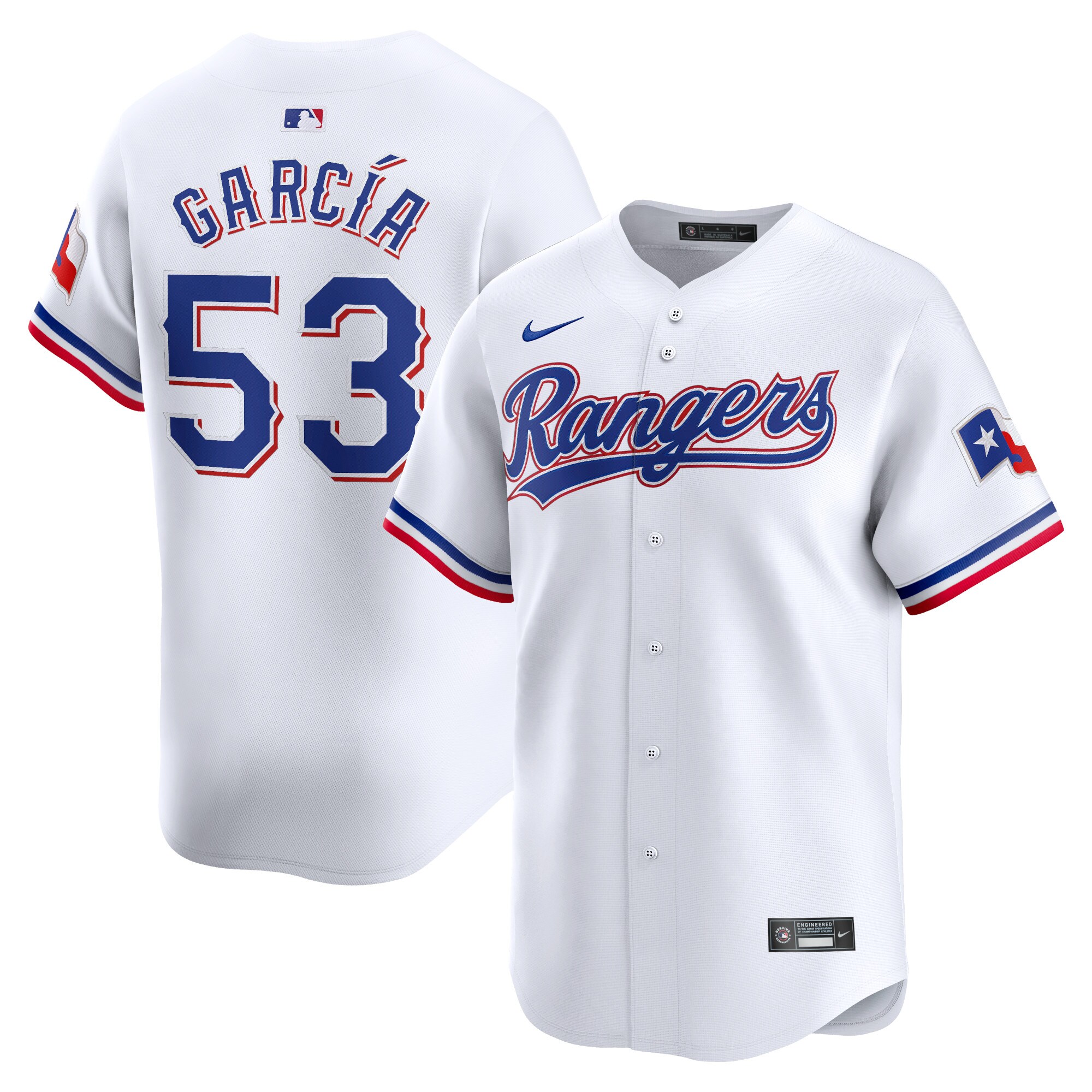 Adolis Garc\u00c3\u00ada Texas Rangers Youth Home Limited Player Jersey - White