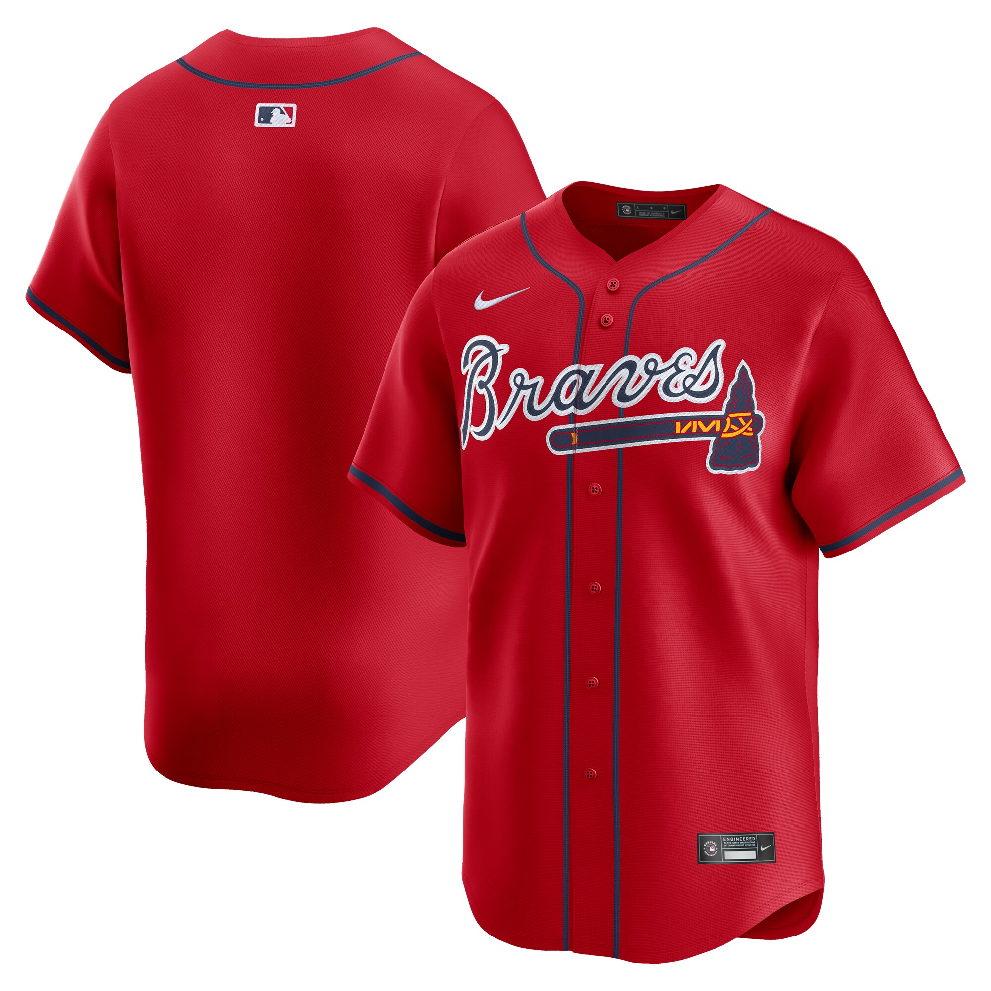 Atlanta Braves   Alternate Limited Jersey Red