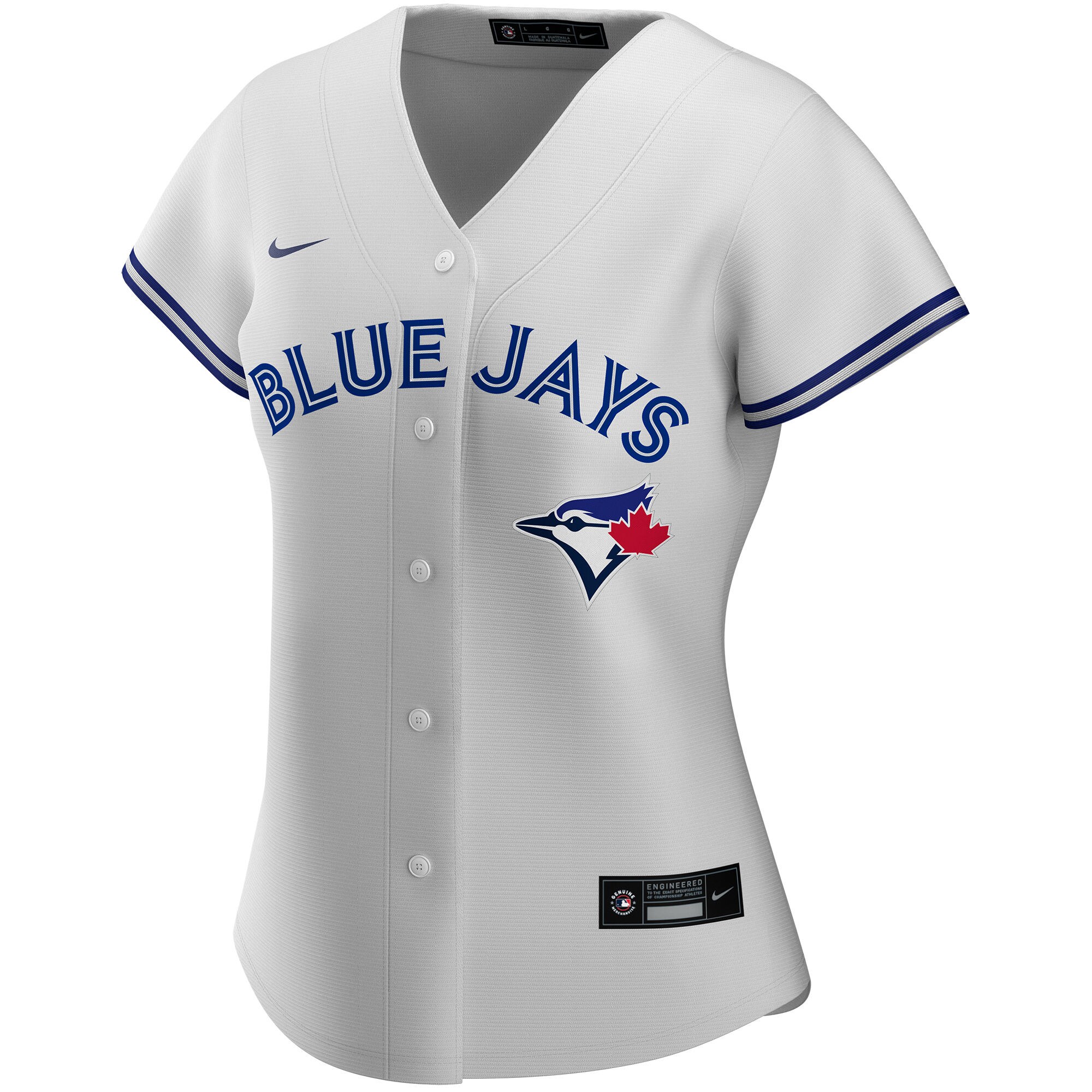Toronto Blue Jays  Women's Home Replica Custom Jersey - White