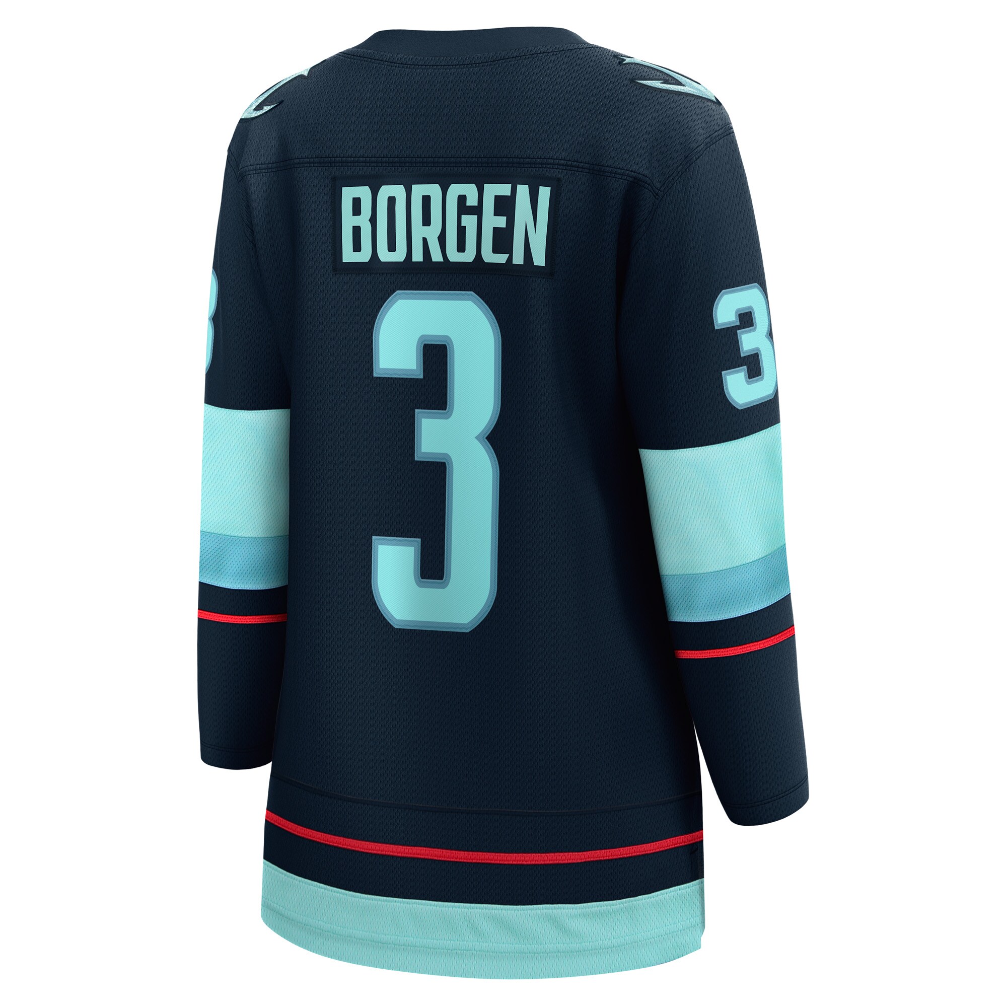 Will Borgen Seattle Kraken Fanatics Women's Home Breakaway Player Jersey - Deep Sea Blue