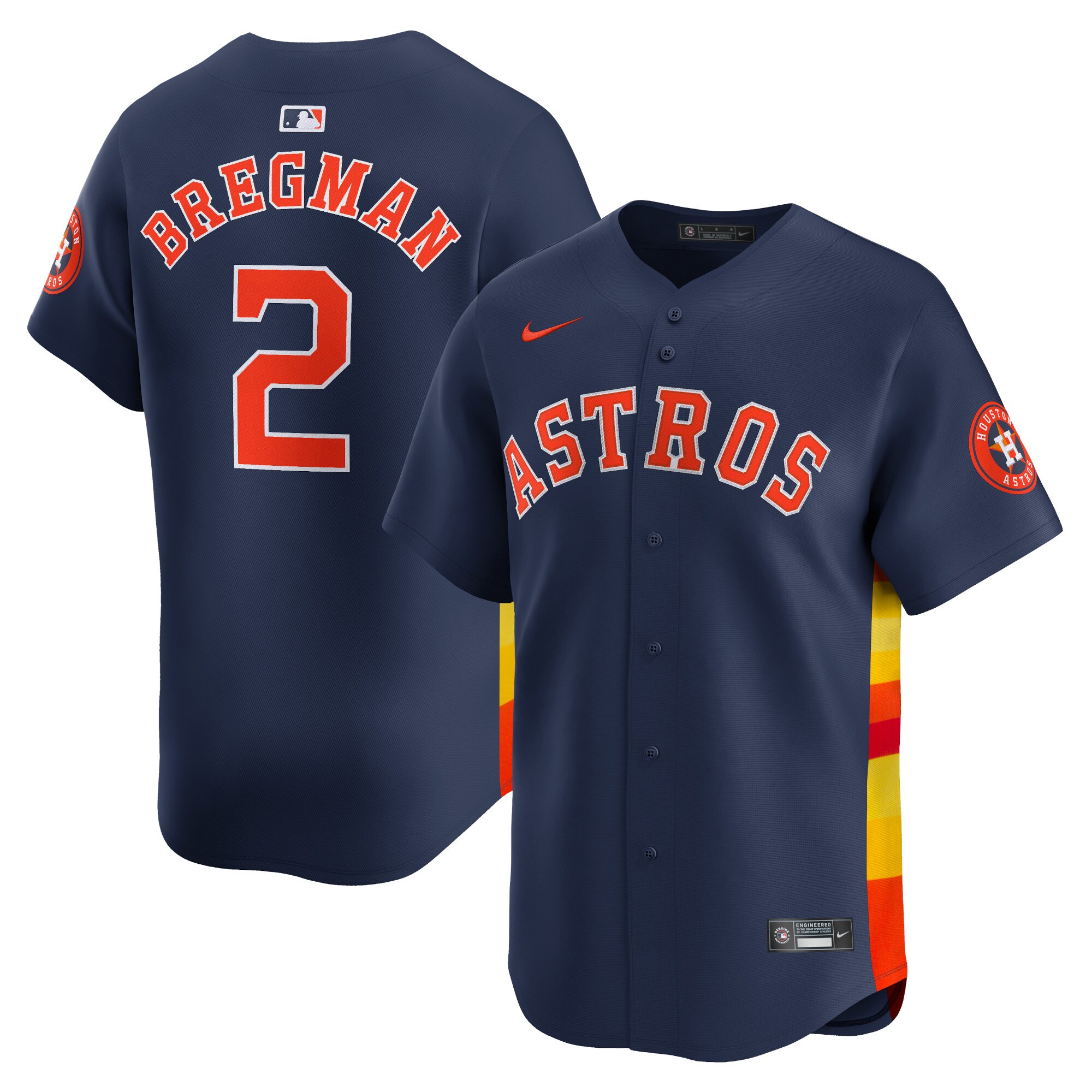 Alex Bregman Houston Astros  Alternate Limited Player Jersey Navy
