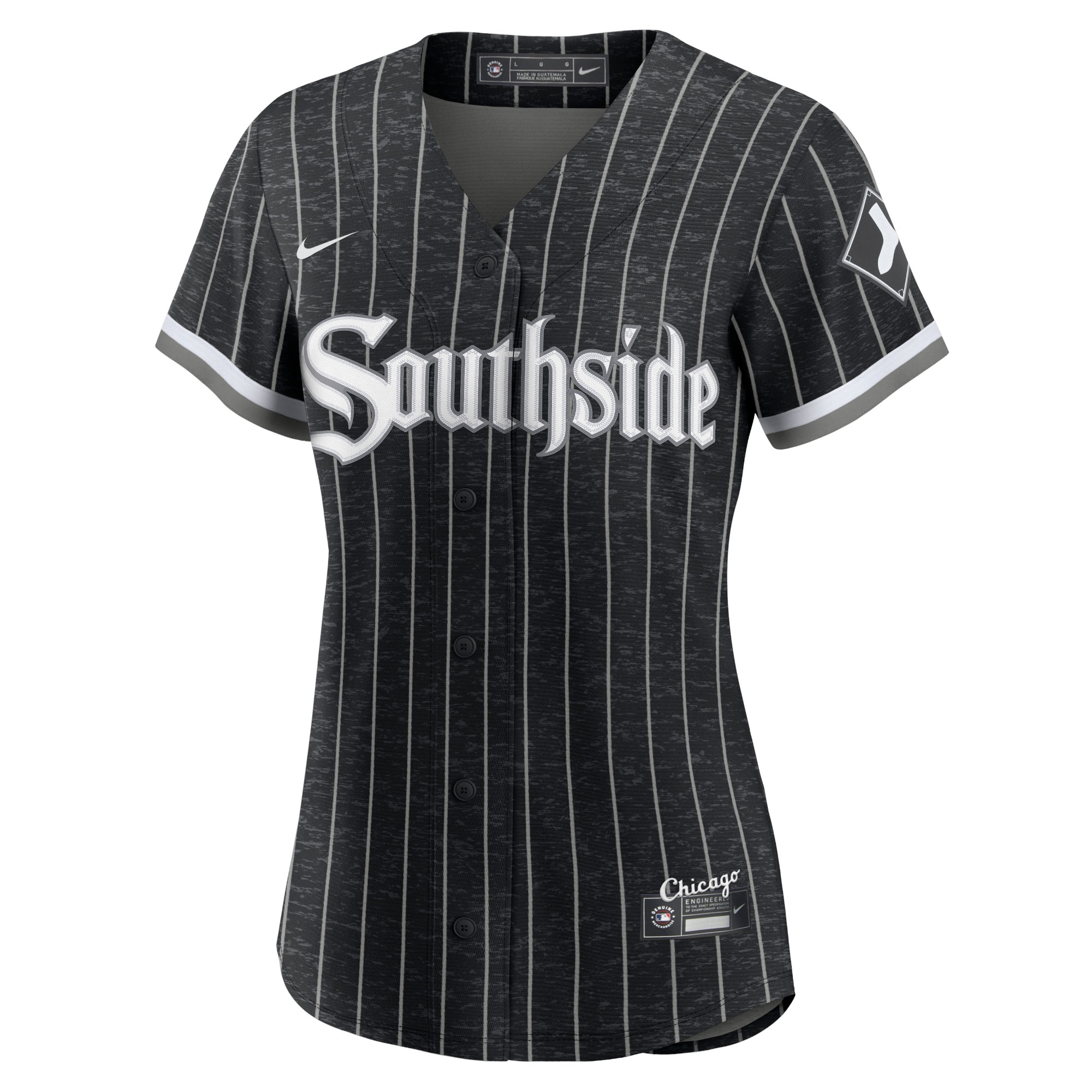 Yoan Moncada Chicago White Sox Women's City Connect Replica Player Jersey - Black