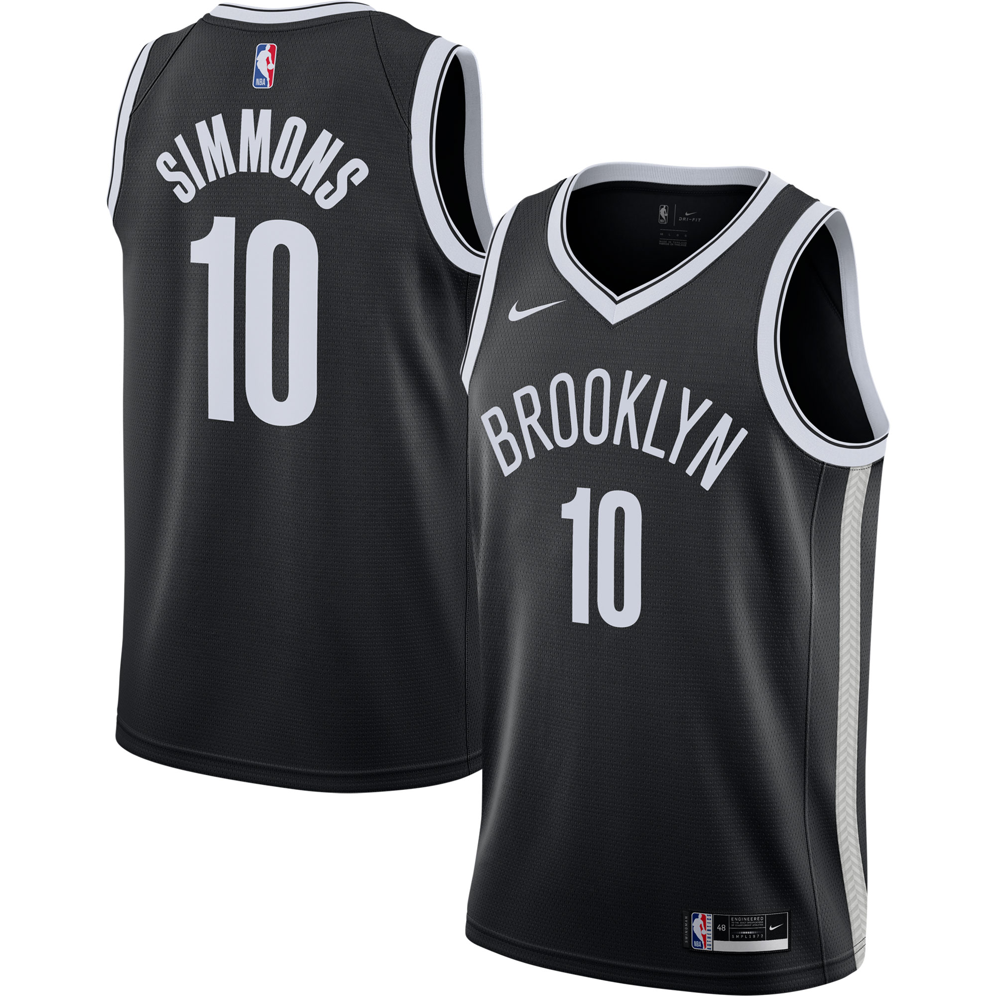 Ben Simmons Brooklyn Nets 2021\/22 Swingman Jersey - Icon Edition - Black