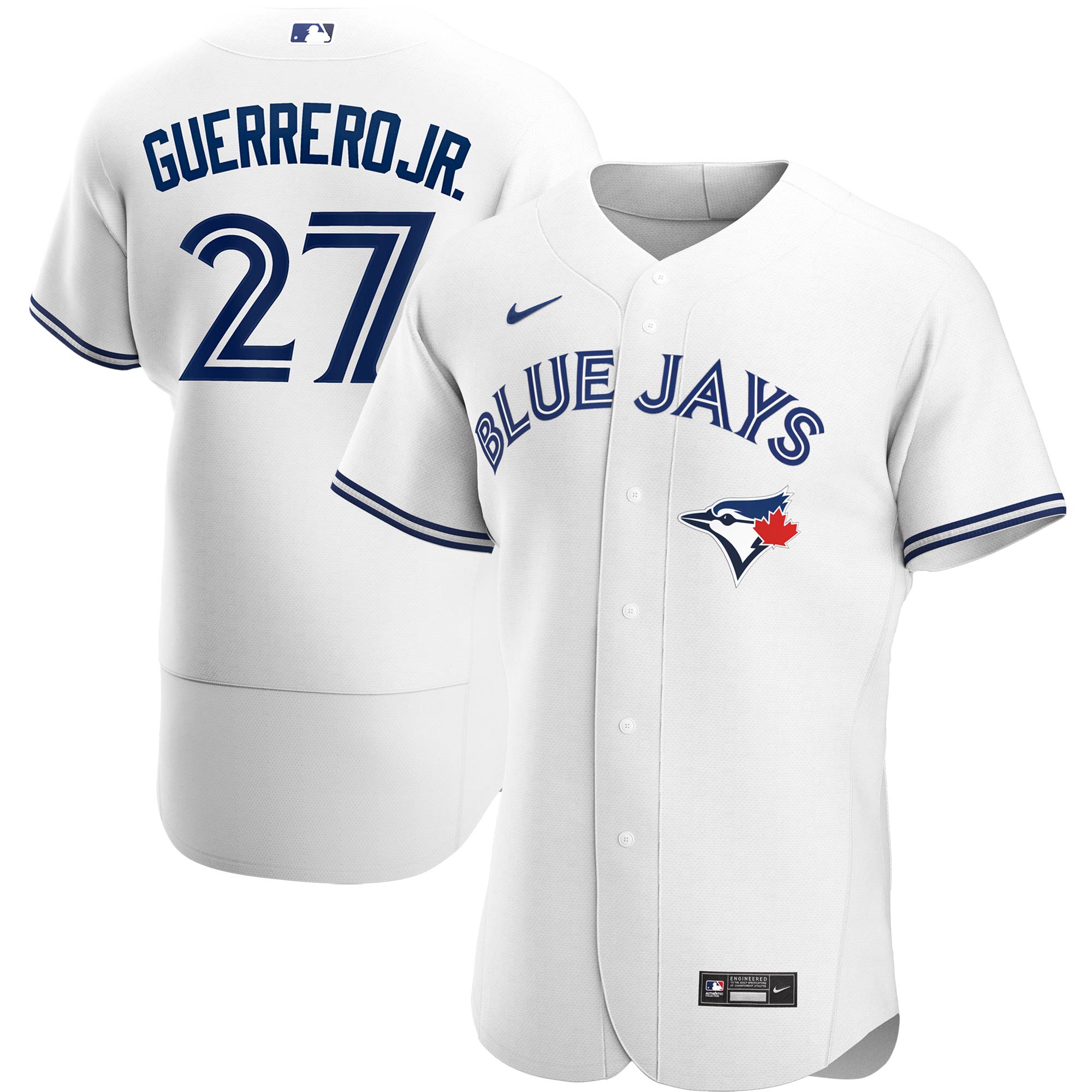 Vladimir Guerrero Jr. Toronto Blue Jays Home Authentic Player Jersey - White