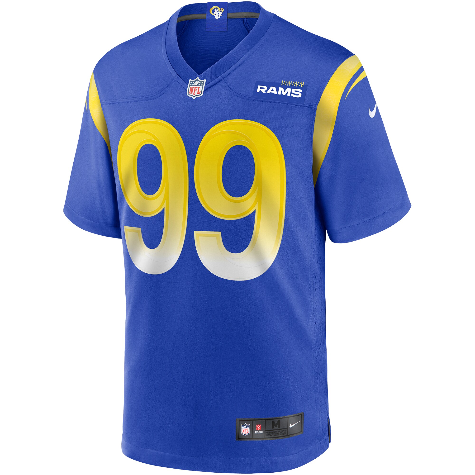 Aaron Donald Los Angeles Rams  Game Player Jersey - Royal