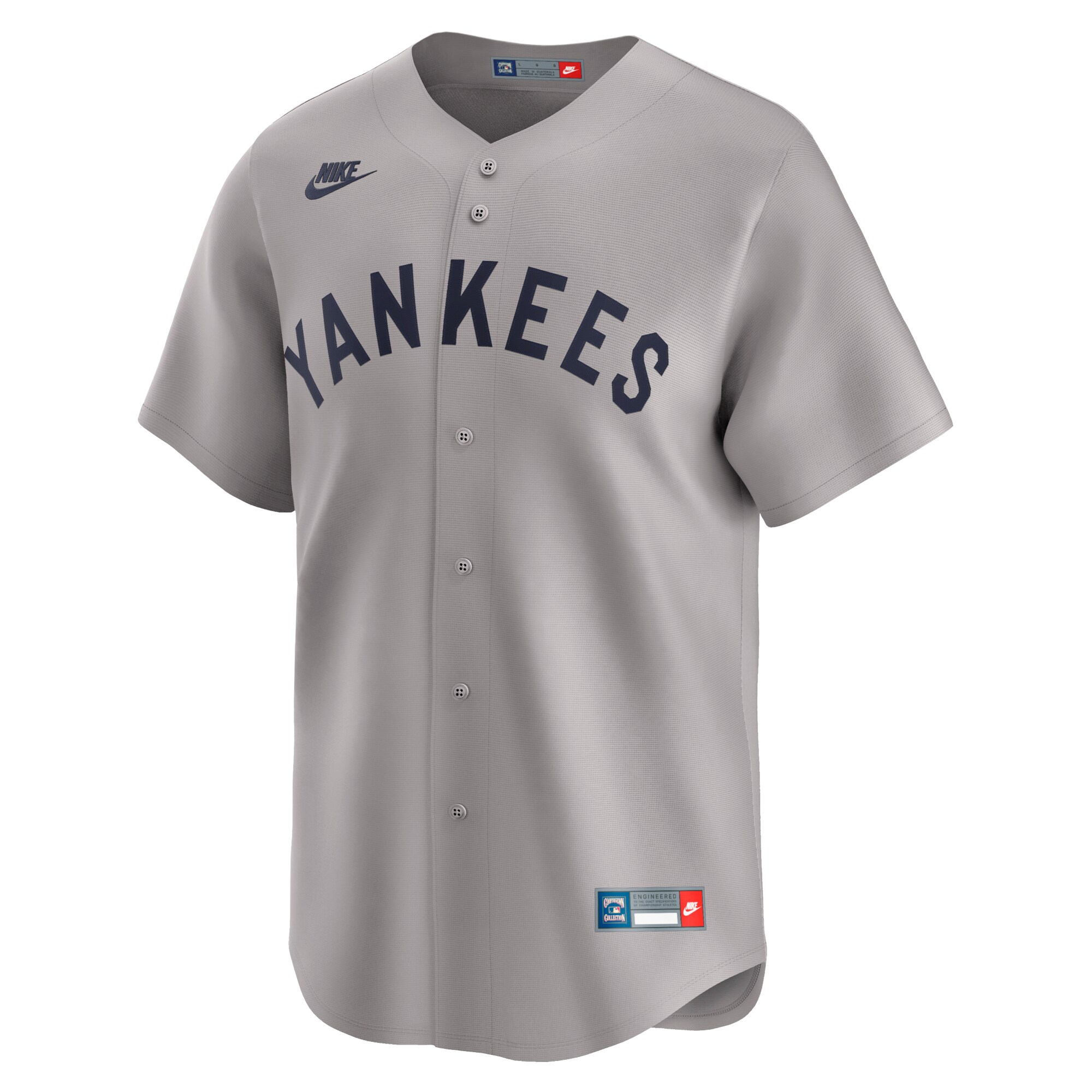 Babe Ruth New York Yankees Throwback Cooperstown Collection Limited Jersey - Gray