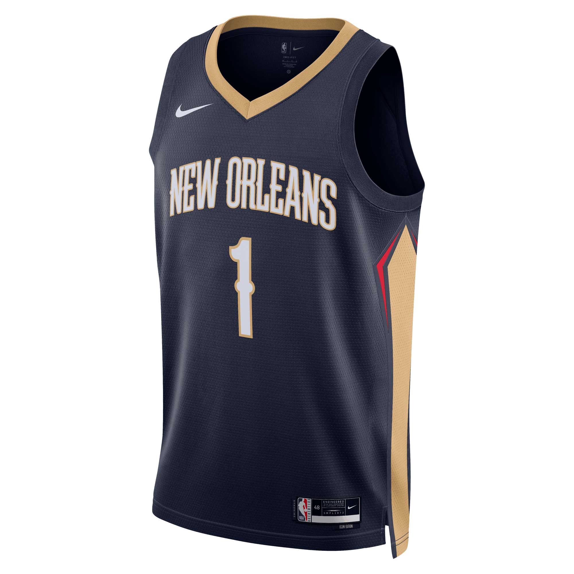 Zion Williamson New Orleans Pelicans Unisex Swingman Jersey - Icon Edition - Navy