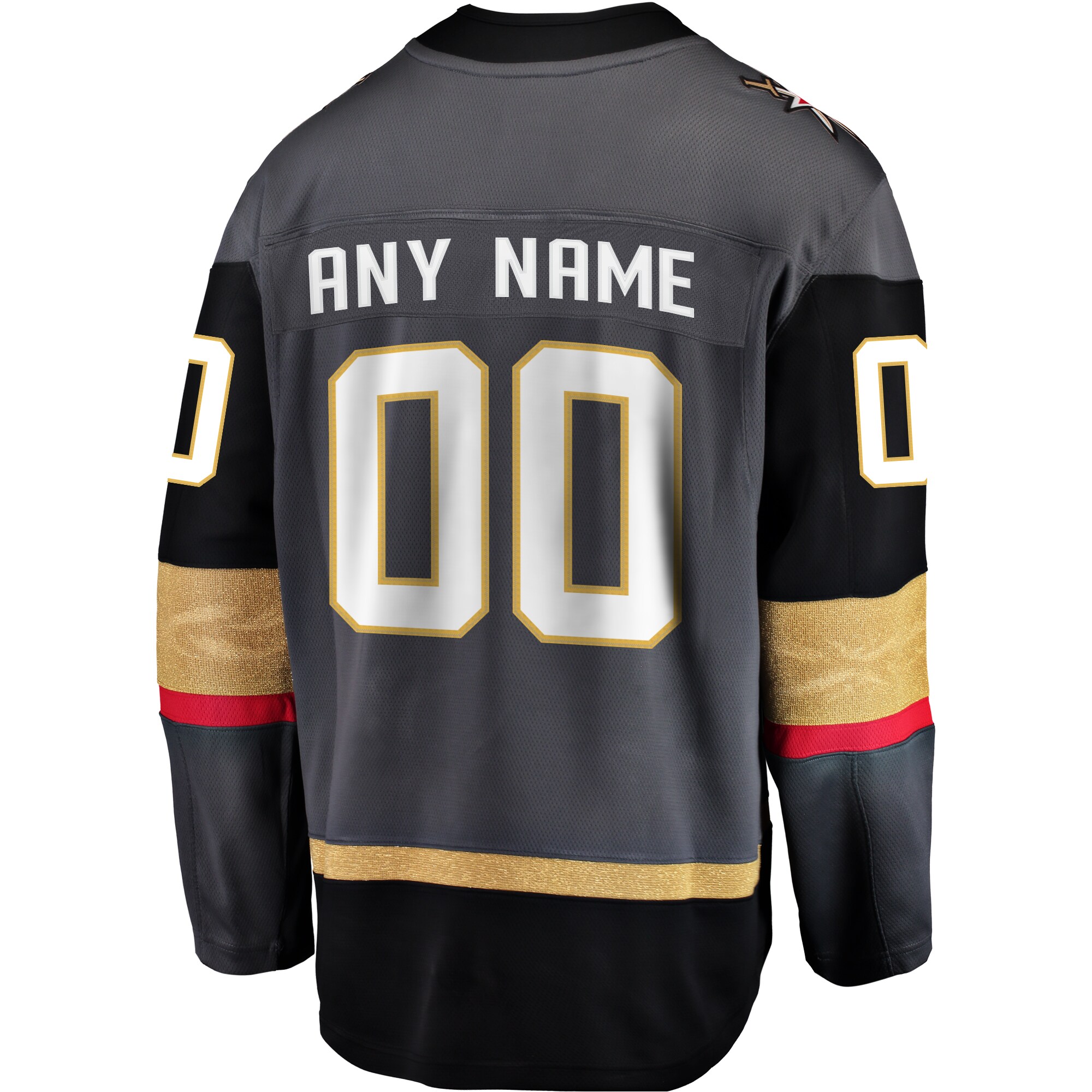 Vegas Golden Knights Fanatics Alternate Breakaway Custom Jersey - Gray