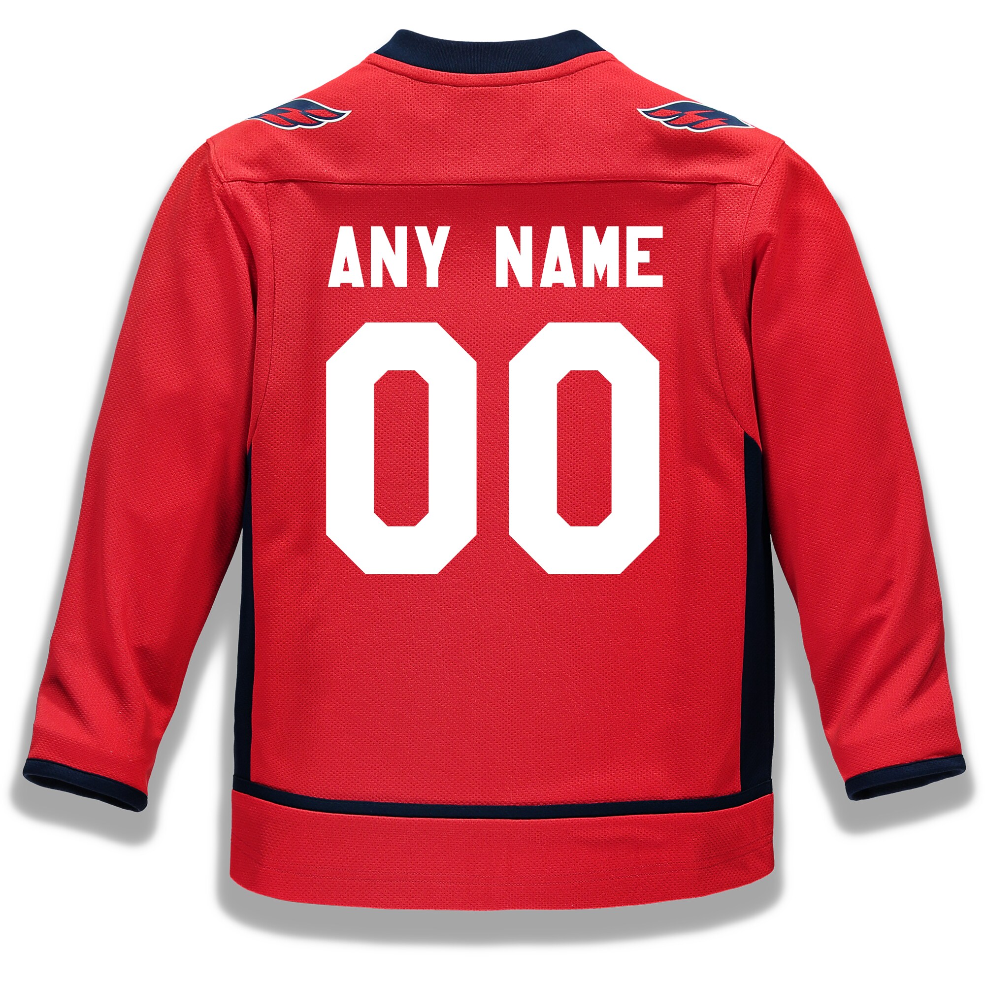 Washington Capitals Fanatics Youth Home Replica Custom Jersey - Red