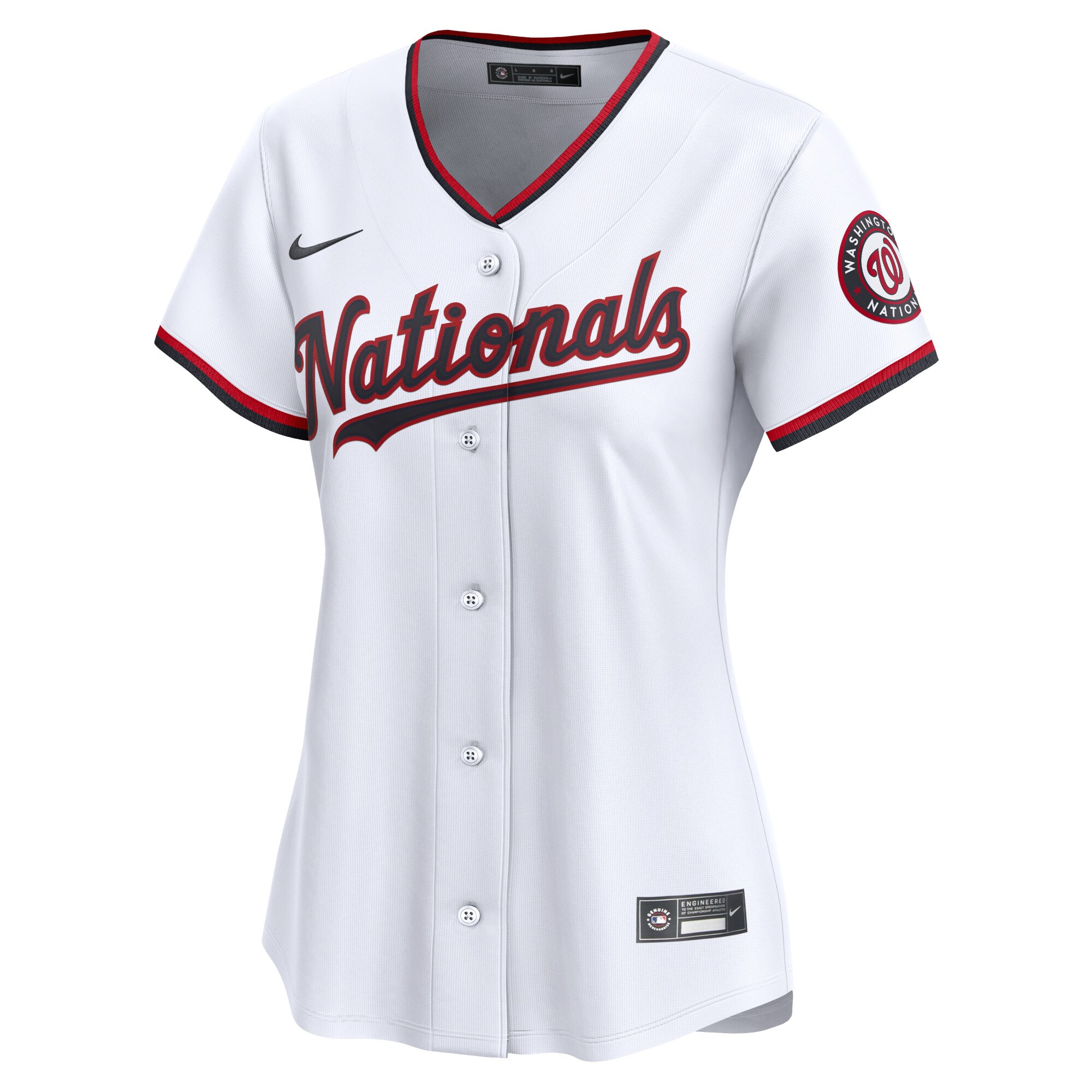 Washington Nationals Women's 2024 Jackie Robinson Day Home Limited Jersey White
