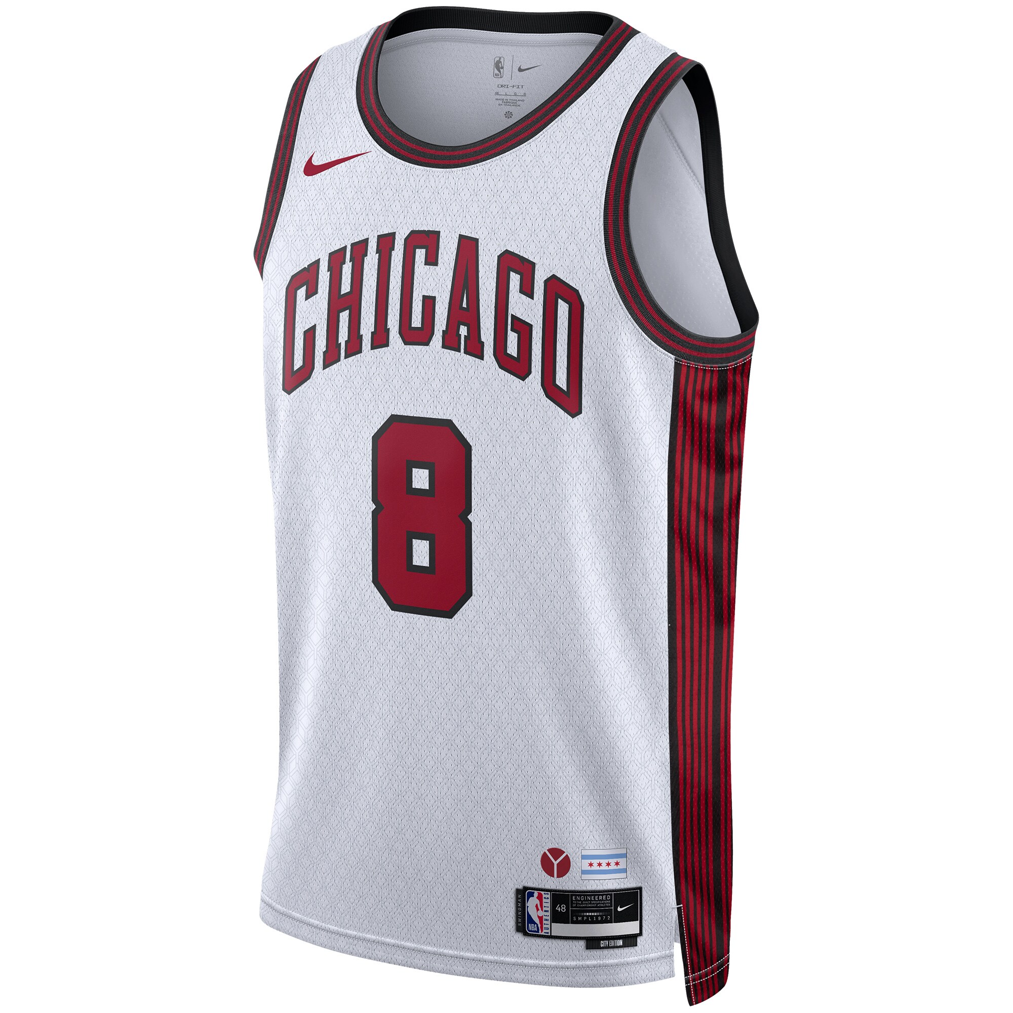 Zach LaVine Chicago Bulls Unisex 2022\/23 Swingman Jersey - City Edition - White