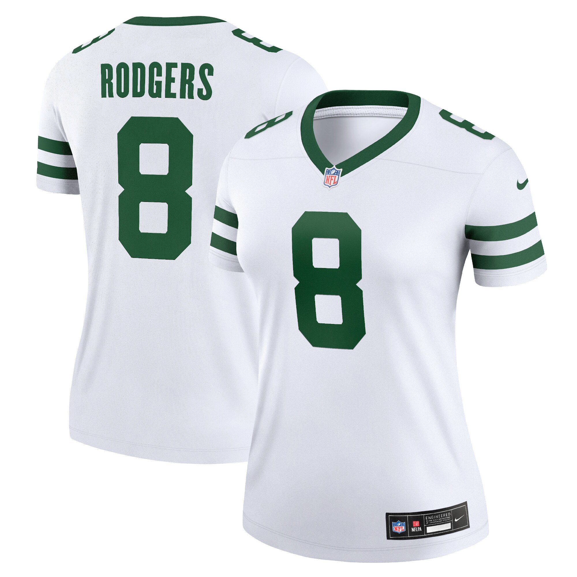 Aaron Rodgers New York Jets Women's Legend Player Jersey - Legacy White