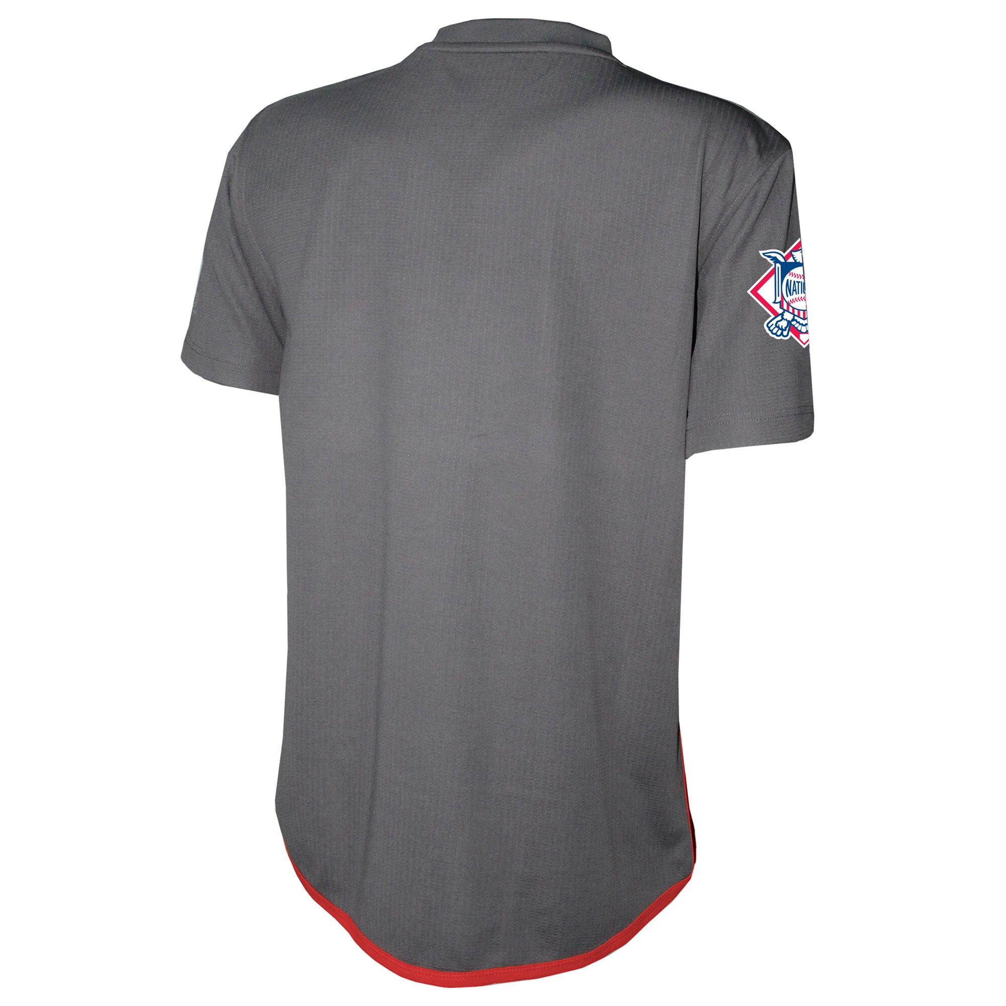 Atlanta Braves Stitches Youth Team V-Neck Jersey - Charcoal