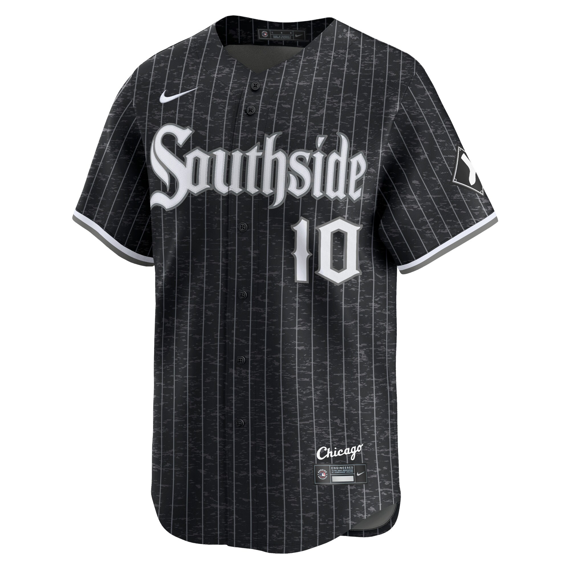 Yo\u00c3\u00a1n Moncada Chicago White Sox City Connect Player Jersey - Black