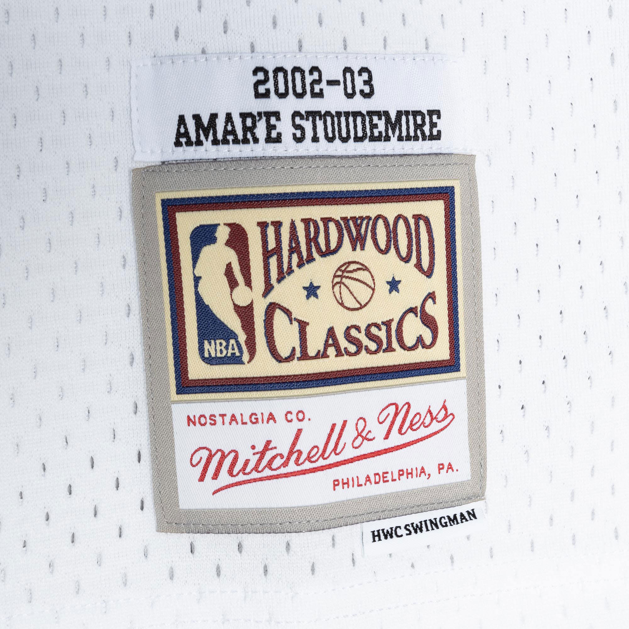 Amar'e Stoudemire Phoenix Suns Mitchell & Ness 2001\/02 Hardwood Classics Swingman Jersey - White