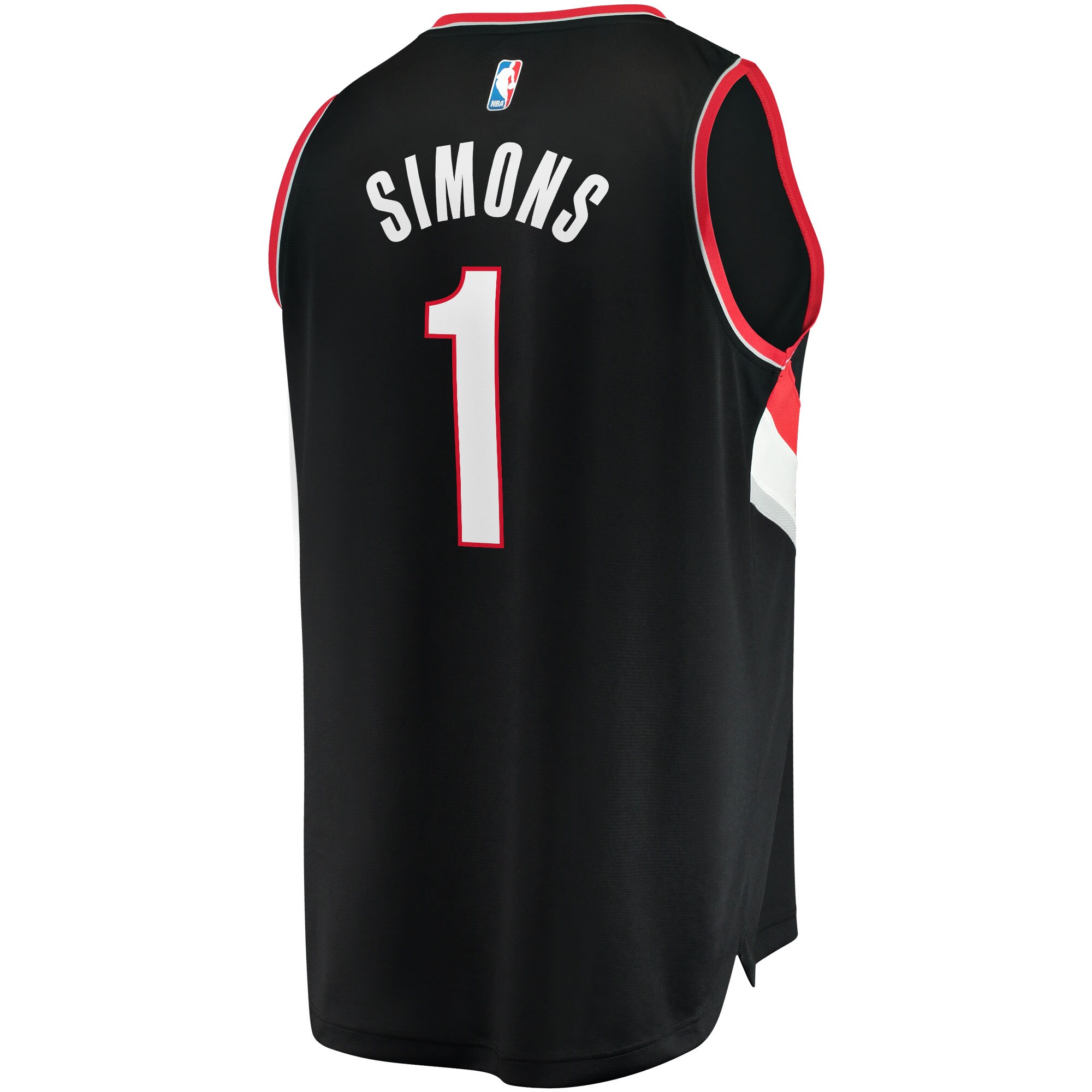 Anfernee Simons Portland Trail Blazers Fanatics Fast Break Replica Jersey - Icon Edition - Black