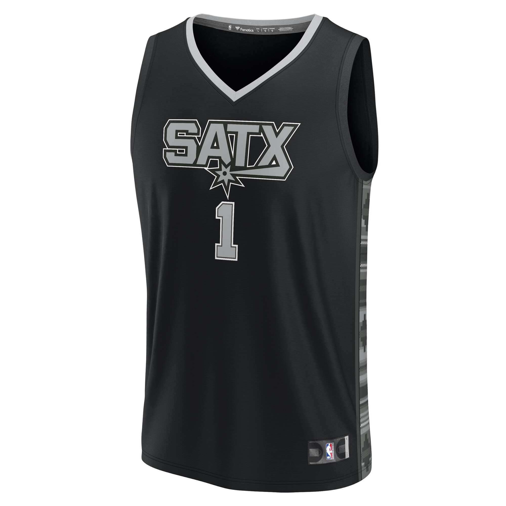 Victor Wembanyama San Antonio Spurs Fanatics Fast Break Player Jersey - Statement Edition - Black