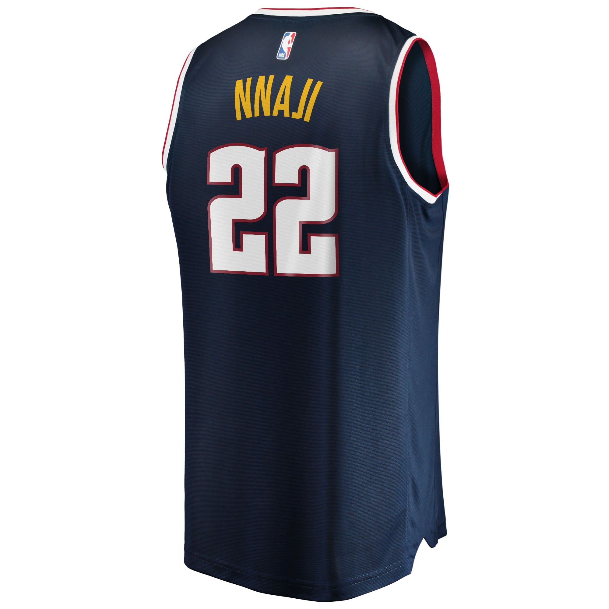 Zeke Nnaji Denver Nuggets Fanatics 2021\/22 Fast Break Replica Jersey - Icon Edition - Navy