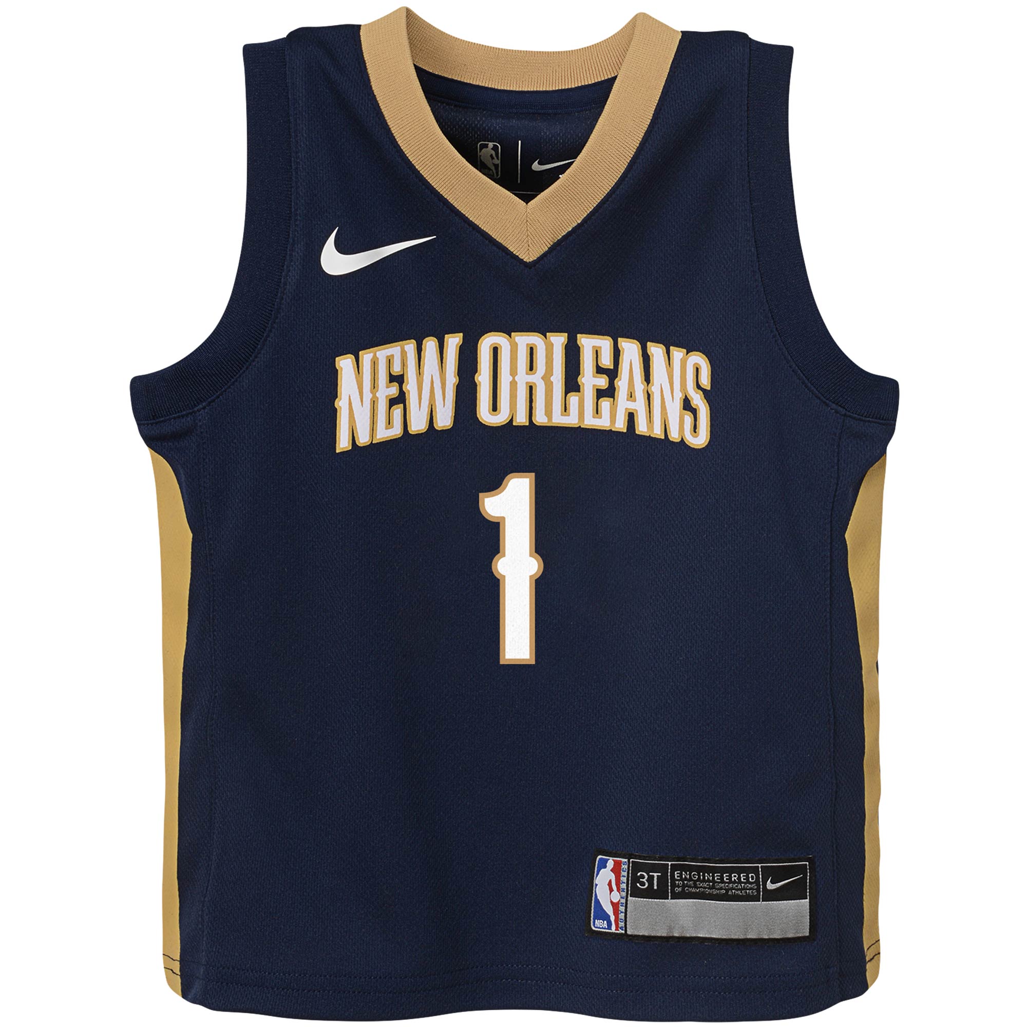 Zion Williamson New Orleans Pelicans Toddler Replica Jersey - Icon Edition - Navy