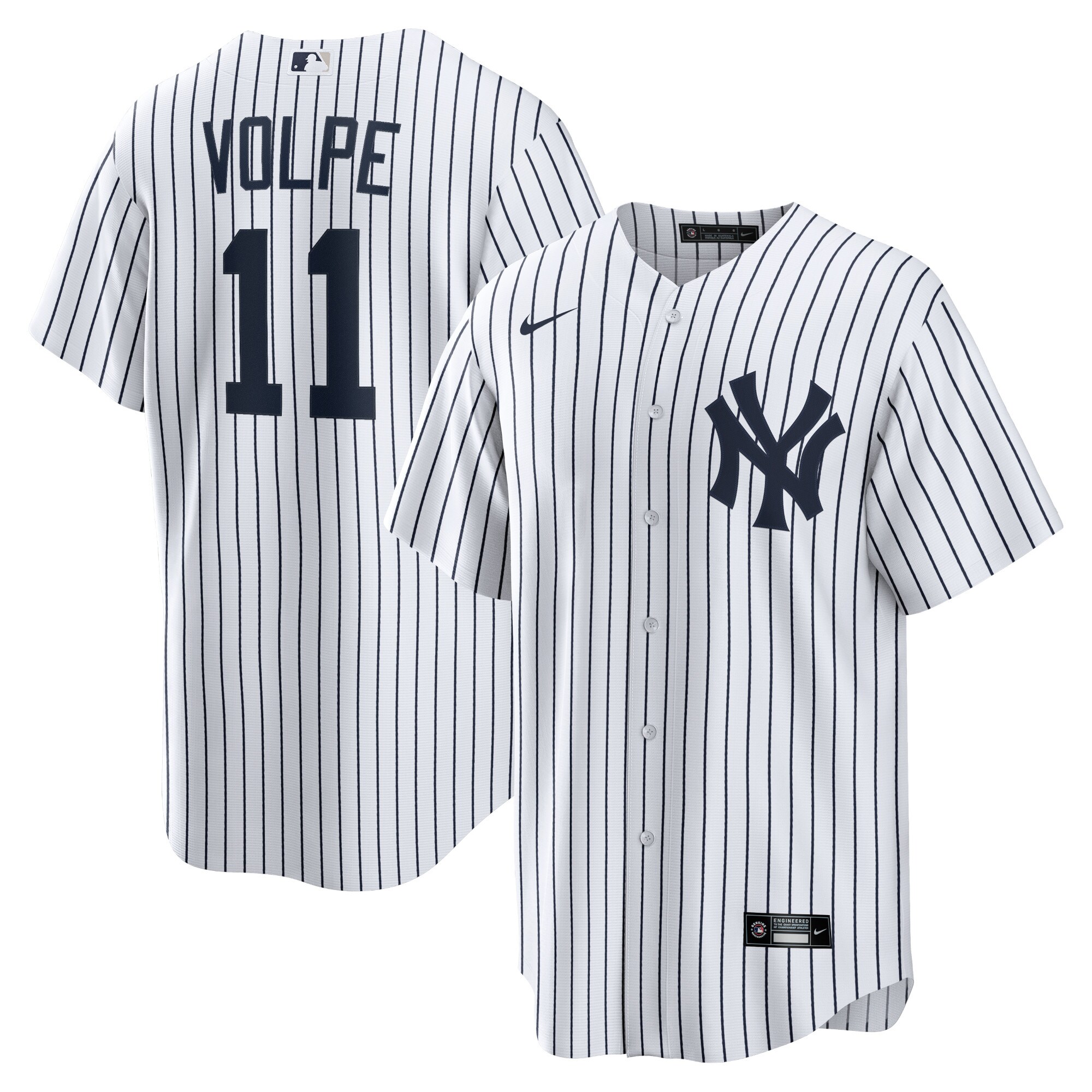 Anthony Volpe New York Yankees Youth Home Replica Player Jersey - White