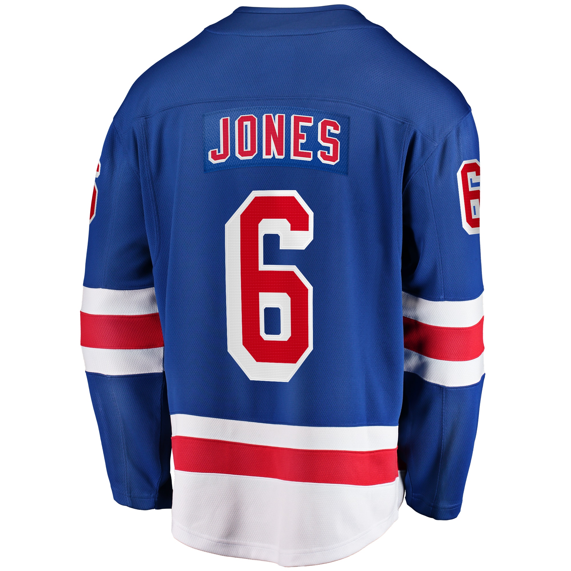 Zac Jones New York Rangers Fanatics Home Premier Breakaway Player Jersey - Blue