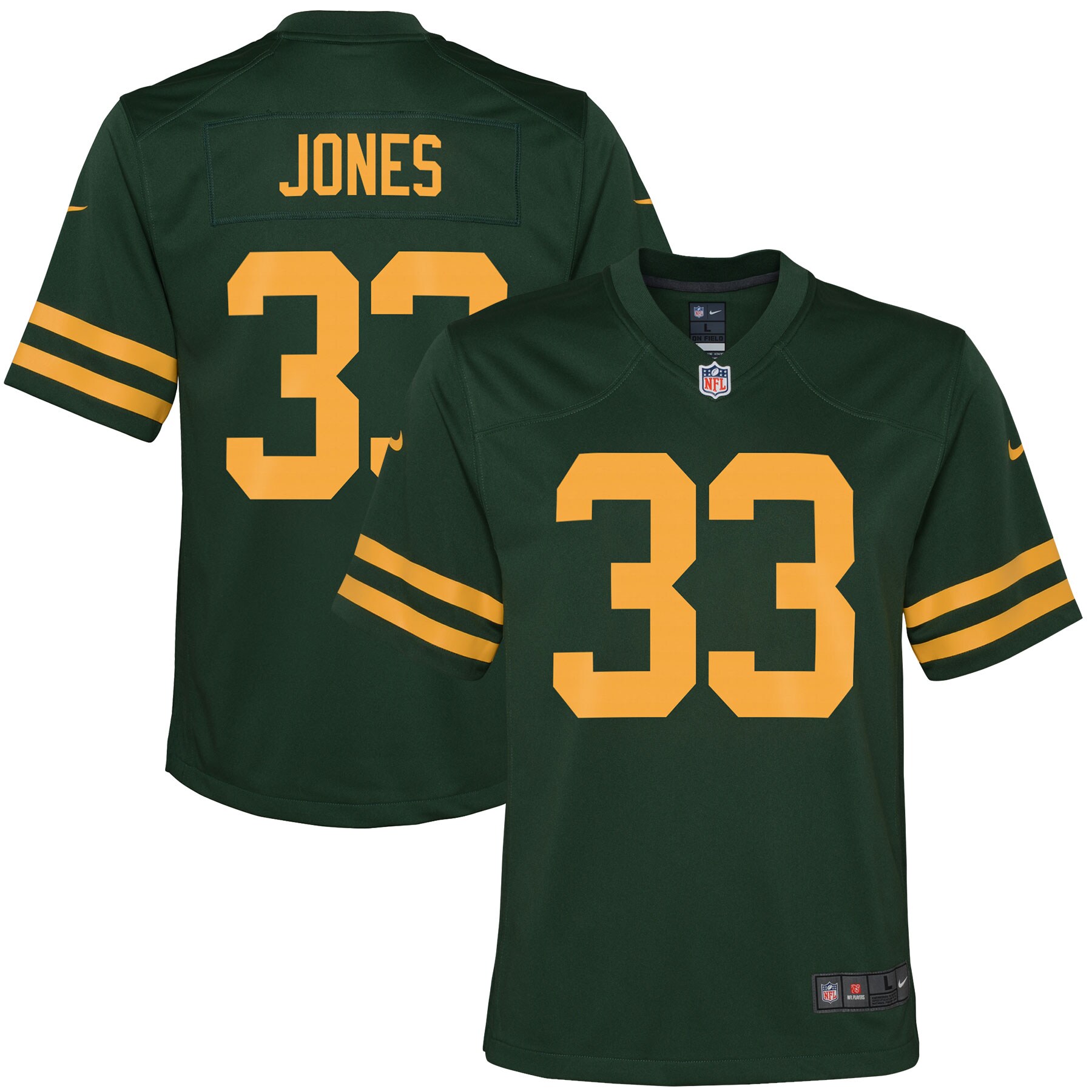Aaron Jones Green Bay Packers  Game Jersey - Green