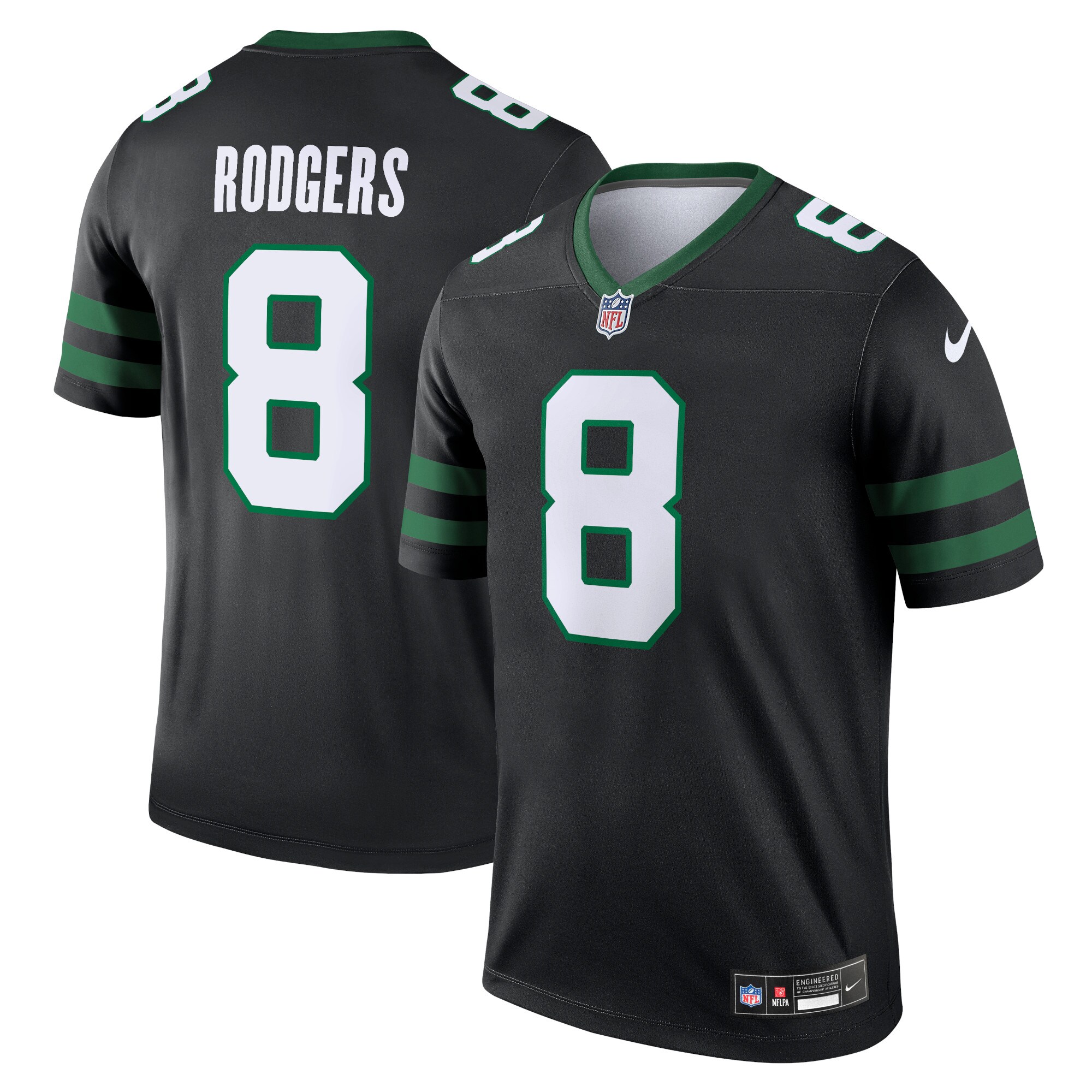 Aaron Rodgers New York Jets  Alternate Legend Jersey  - Legacy Black