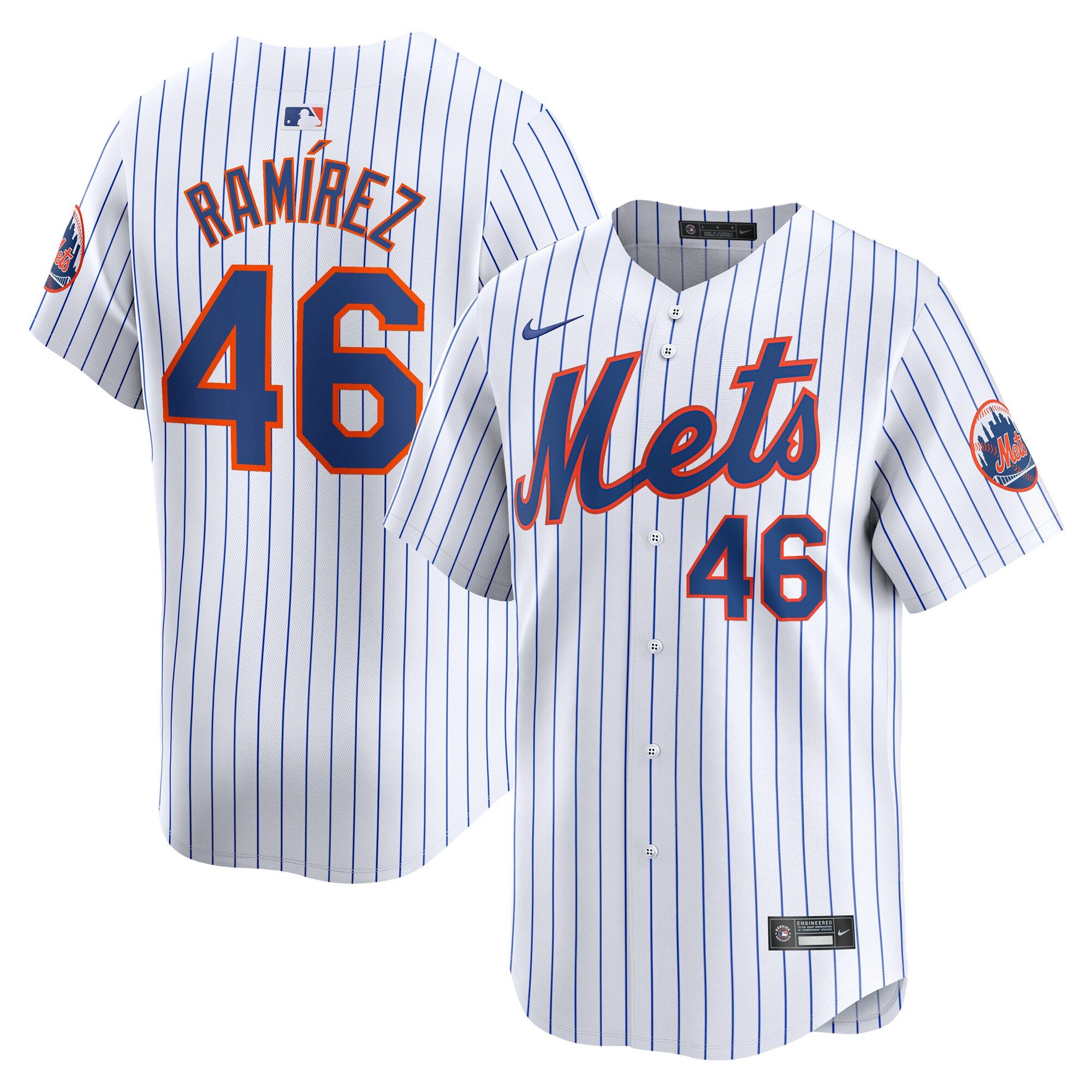 Yohan Ramirez New York Mets  Home Limited Player Jersey White
