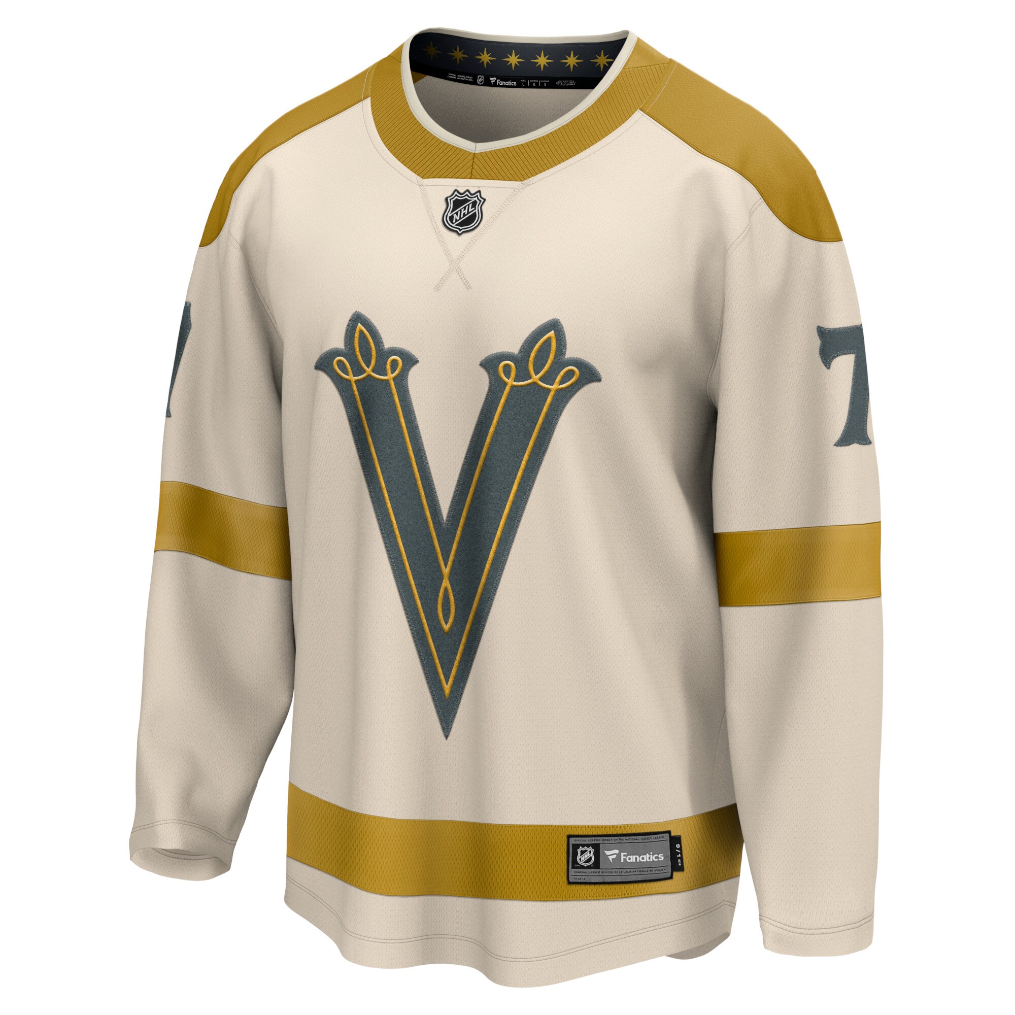 Alex Pietrangelo Vegas Golden Knights Fanatics 2024 NHL Winter Classic Breakaway Player Jersey - Cream