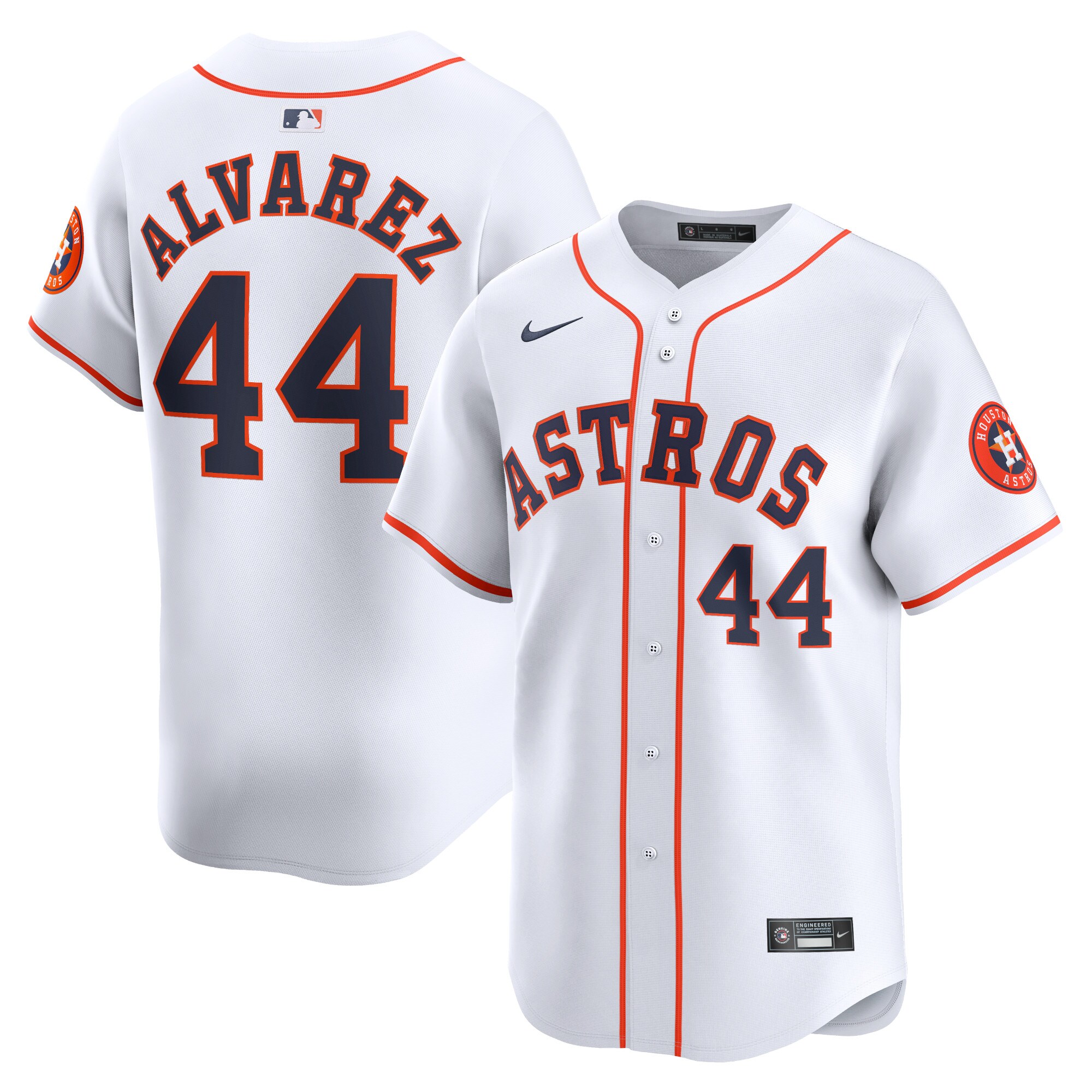 Yordan Alvarez Houston Astros  Home Limited Player Jersey - White