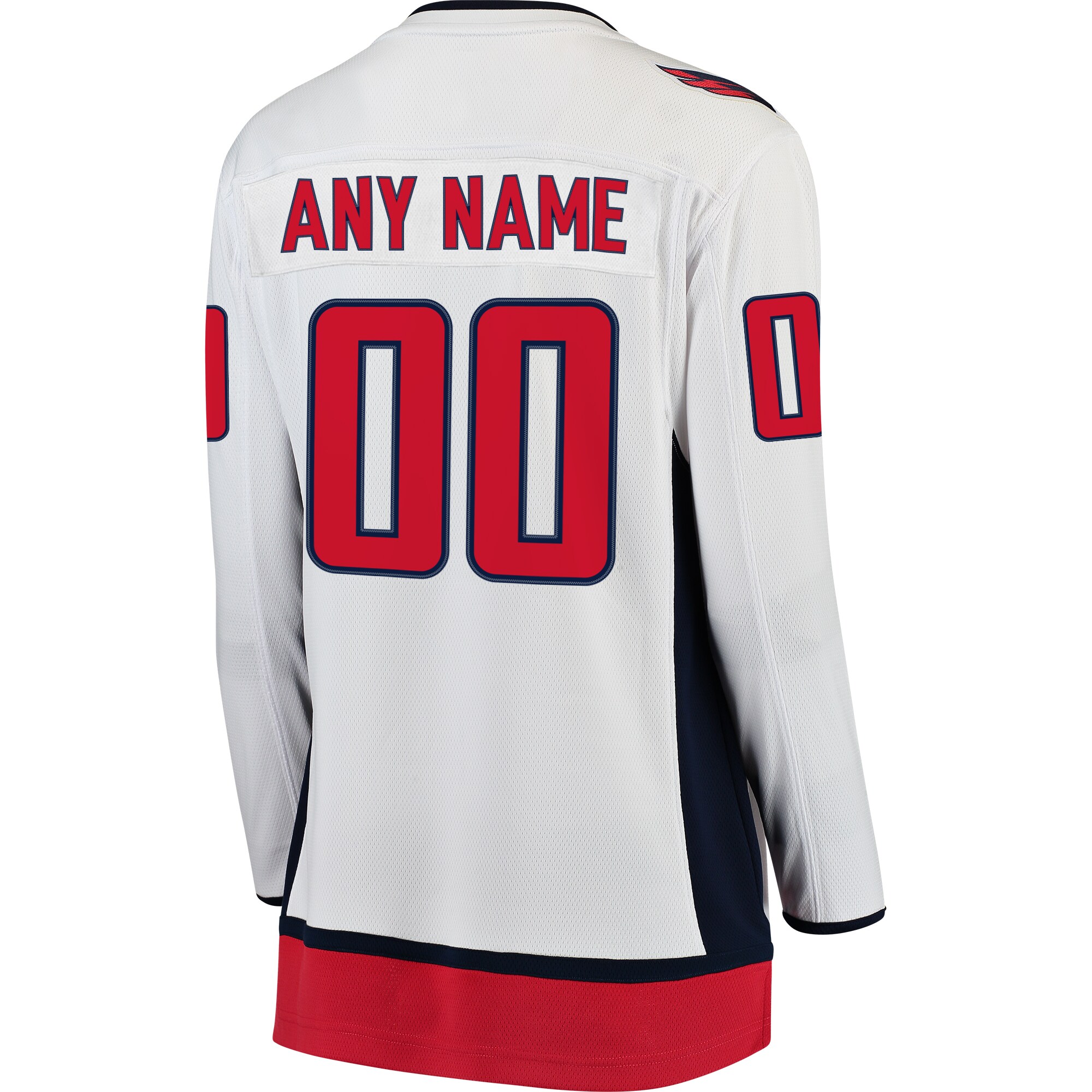 Washington Capitals Fanatics Women's Away Breakaway Custom Jersey - White