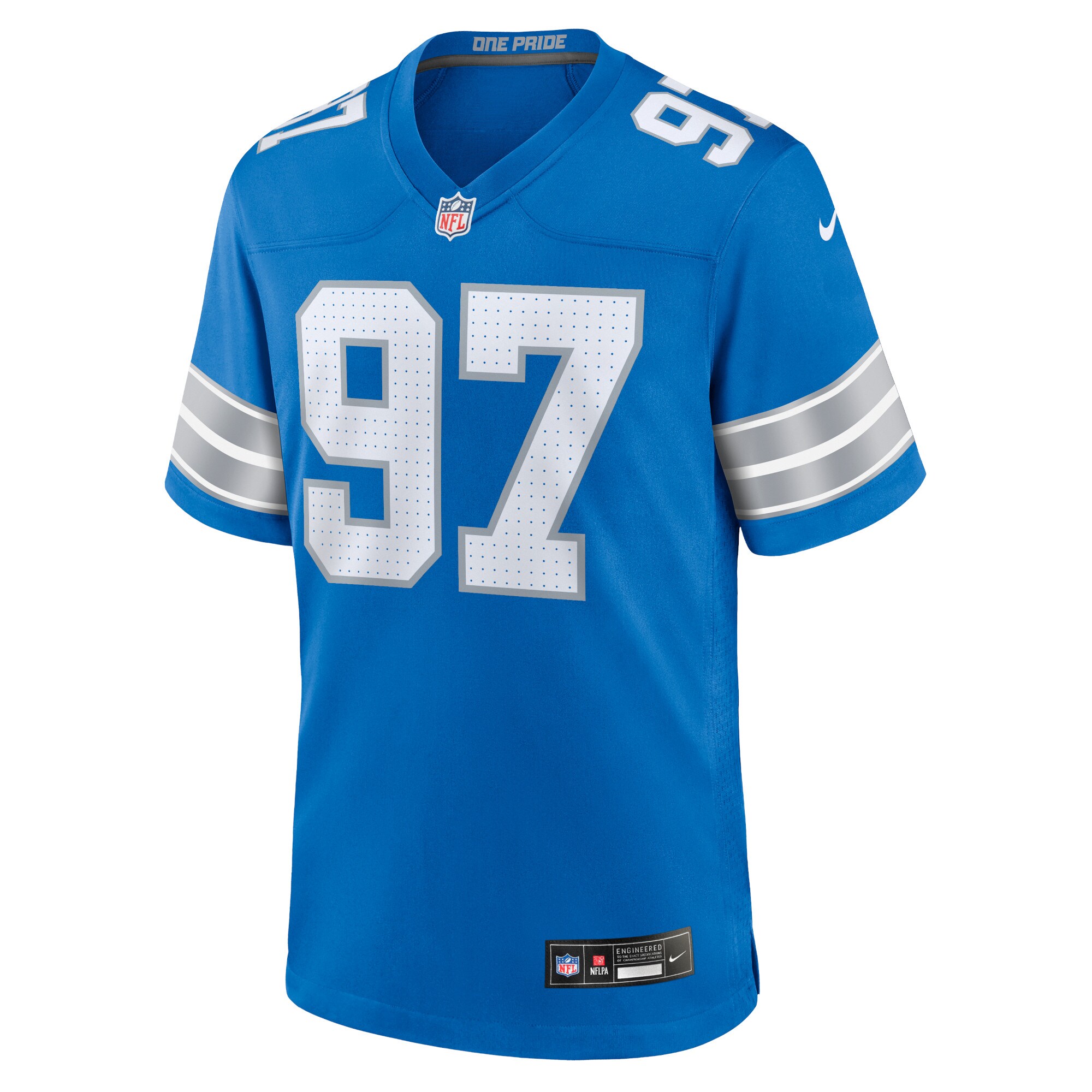 Aidan Hutchinson Detroit Lions  Game Jersey - Blue