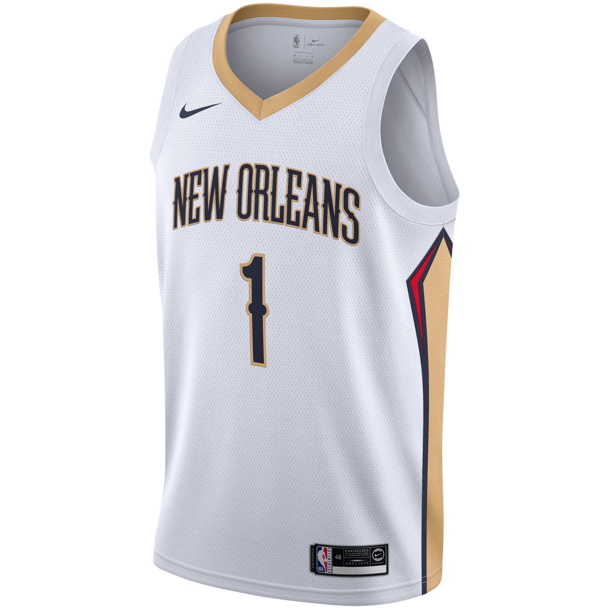Zion Williamson New Orleans Pelicans 2019\/2020 Swingman Jersey - Association Edition - White
