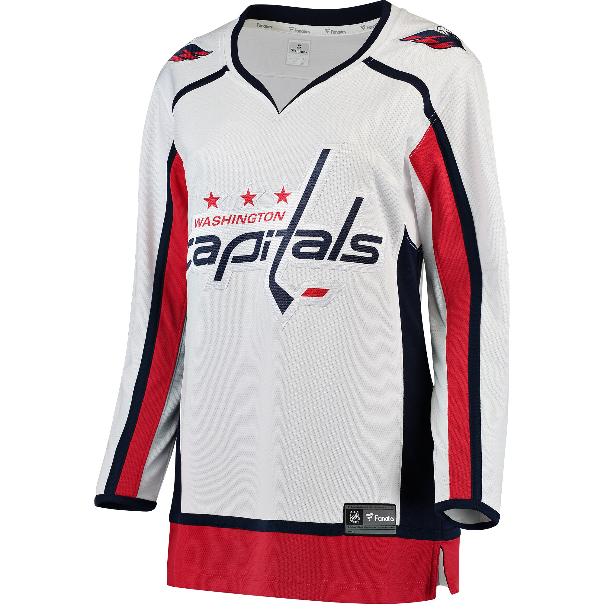 Washington Capitals Fanatics Women's Away Breakaway Custom Jersey - White