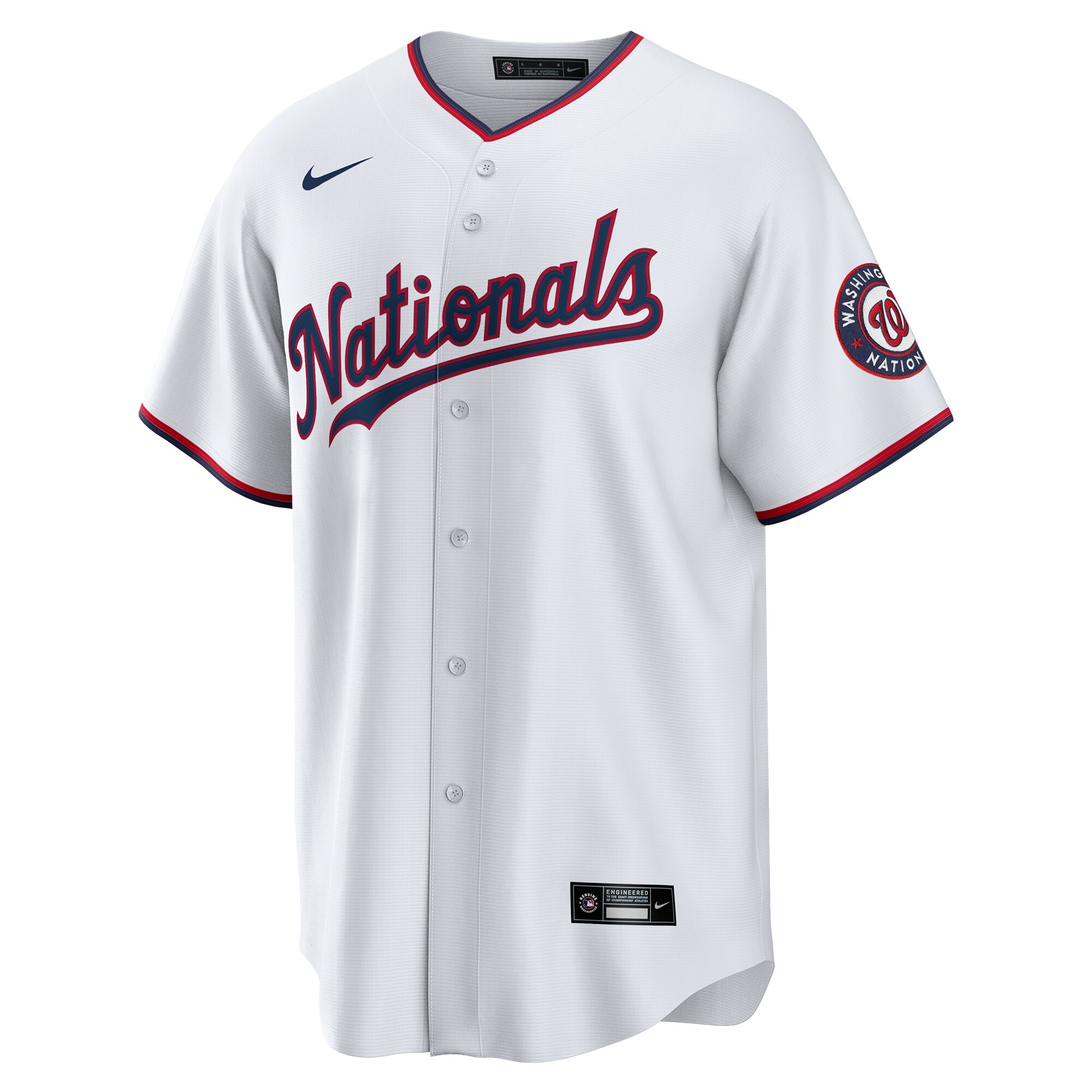 Washington Nationals  Replica Custom Jersey - White