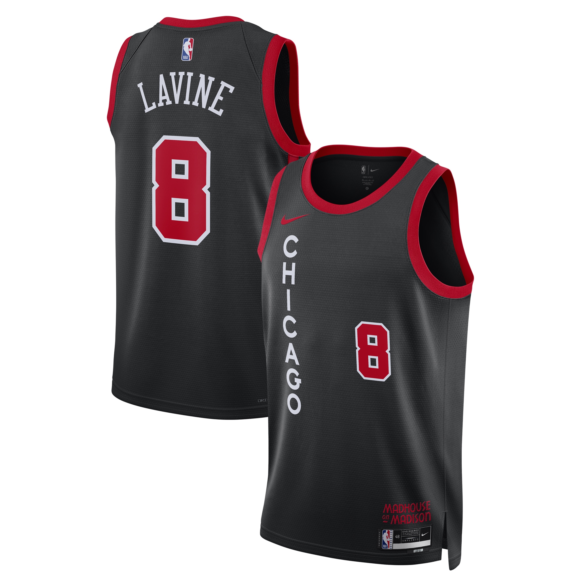 Zach LaVine Chicago Bulls Unisex 2023\/24 Swingman Jersey - Black - City Edition