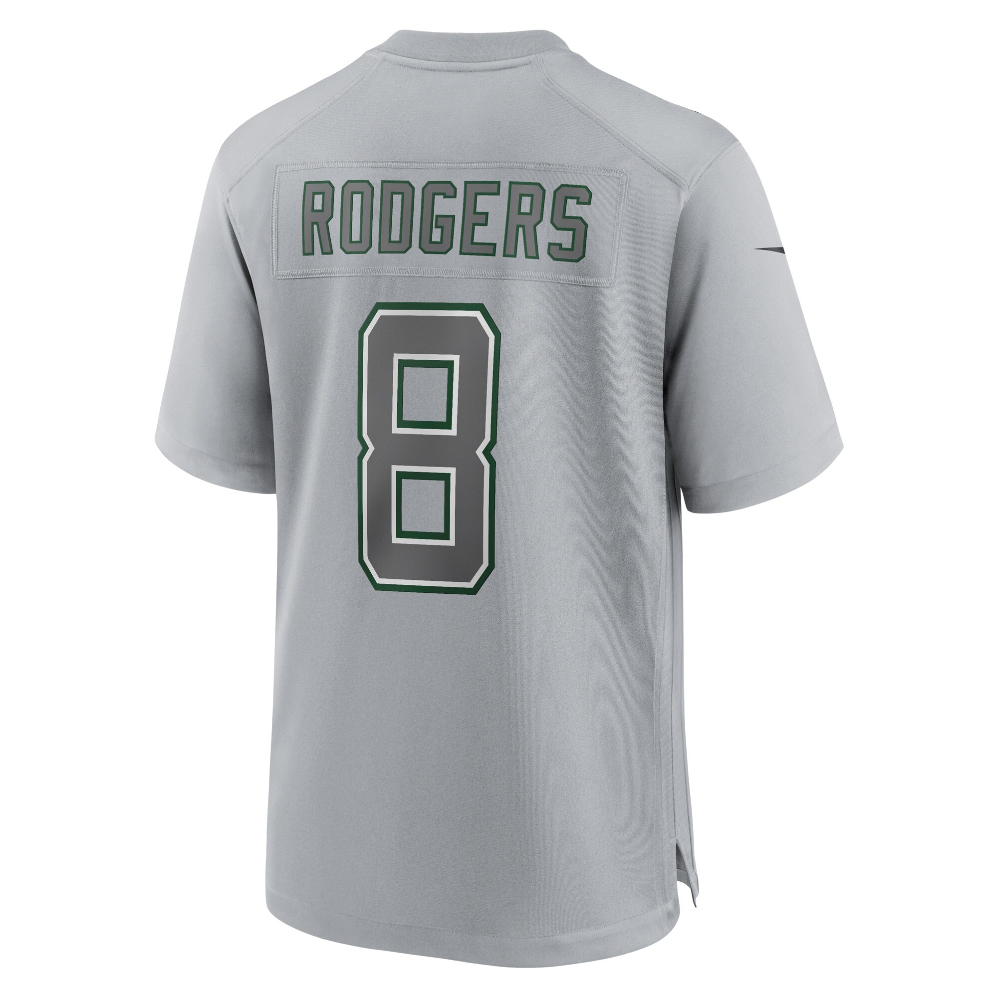 Aaron Rodgers New York Jets  Atmosphere Fashion Game Jersey - Heather Gray