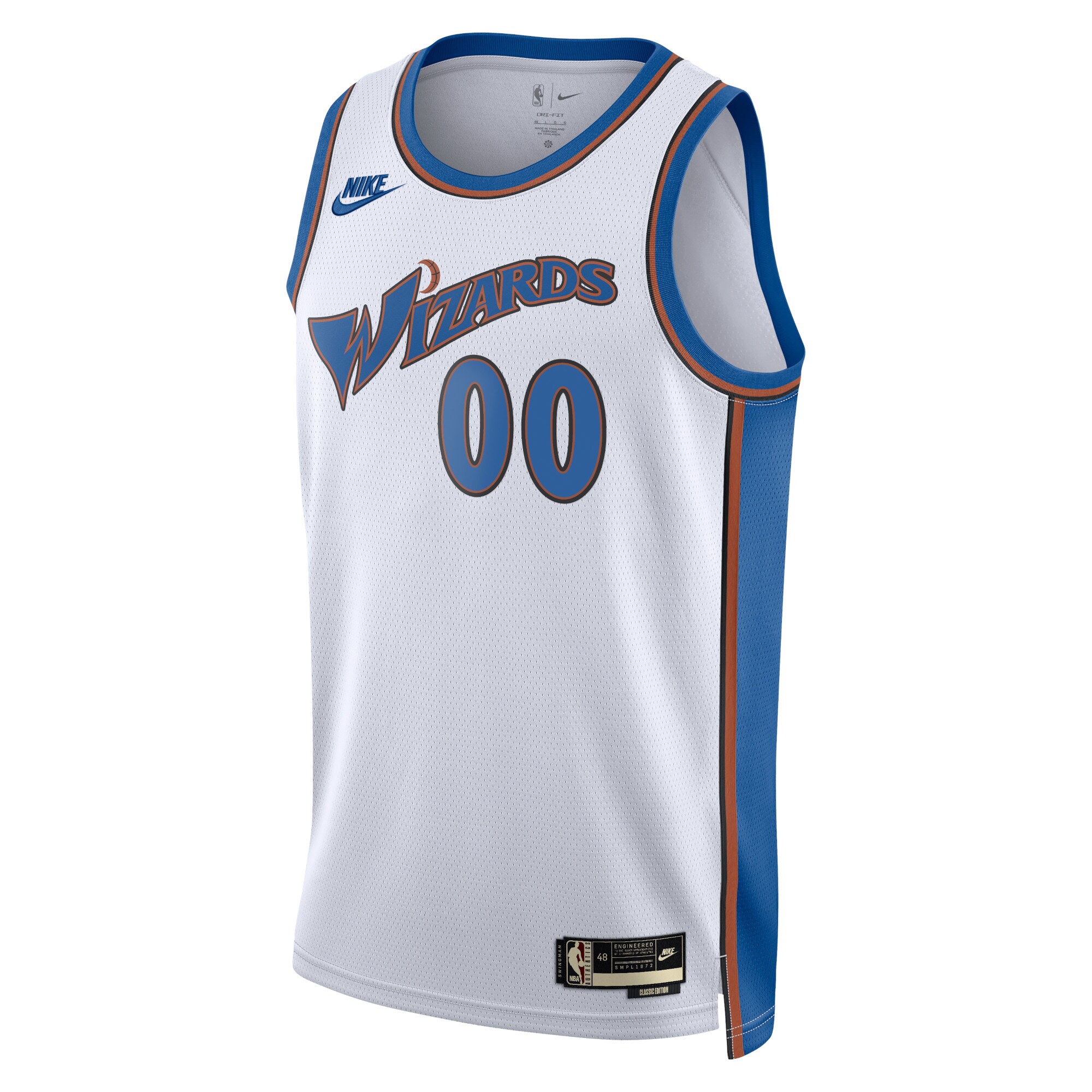 Washington Wizards Unisex 2022\/23 Custom Swingman Jersey - Classic Edition - White