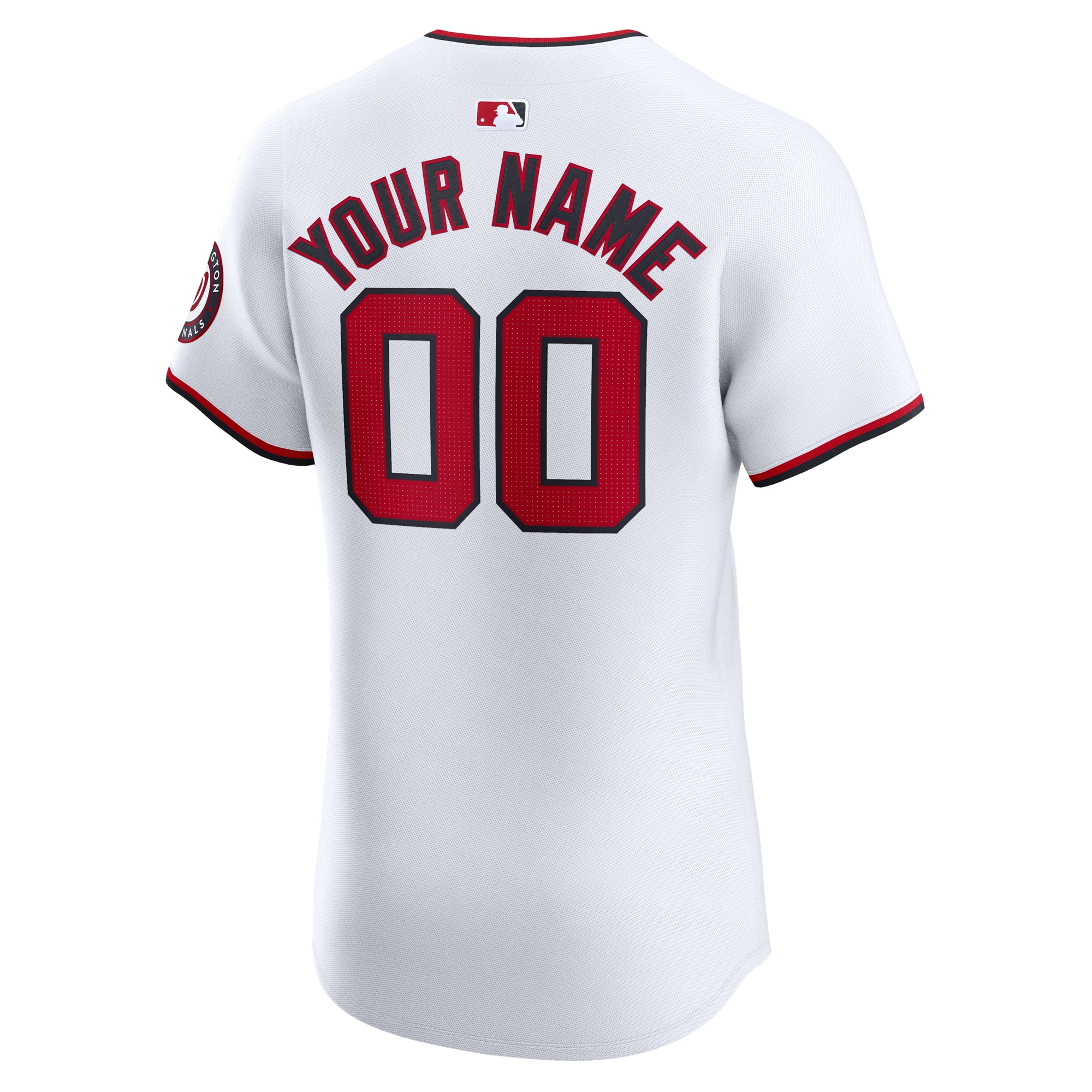 Washington Nationals  Home Elite Custom Jersey - White