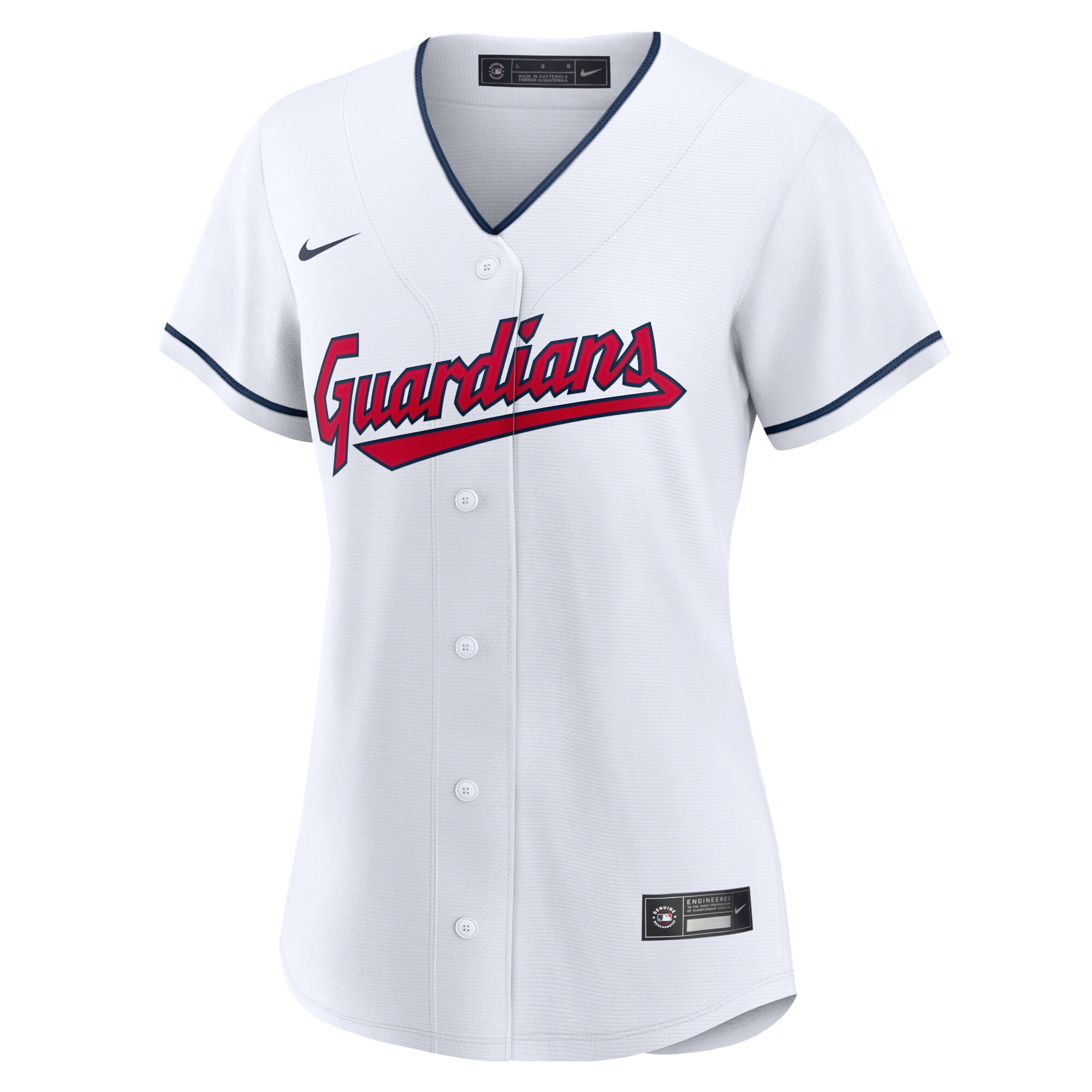 Women's Cleveland Guardians  Home Replica Team Jersey - White